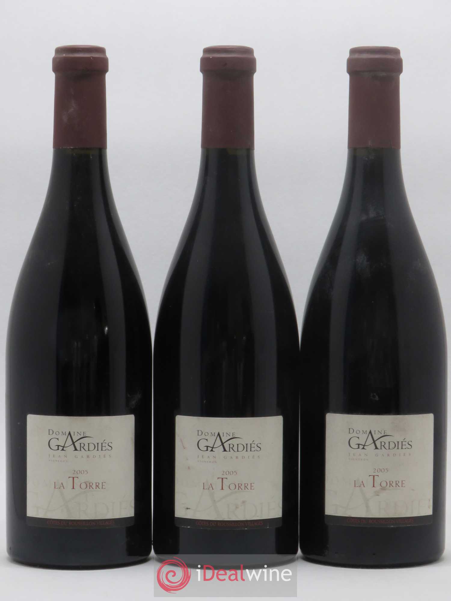 Côtes du Roussillon Gardiés (Domaine) La Torre 2005 - Lot de 3 bouteilles - 0