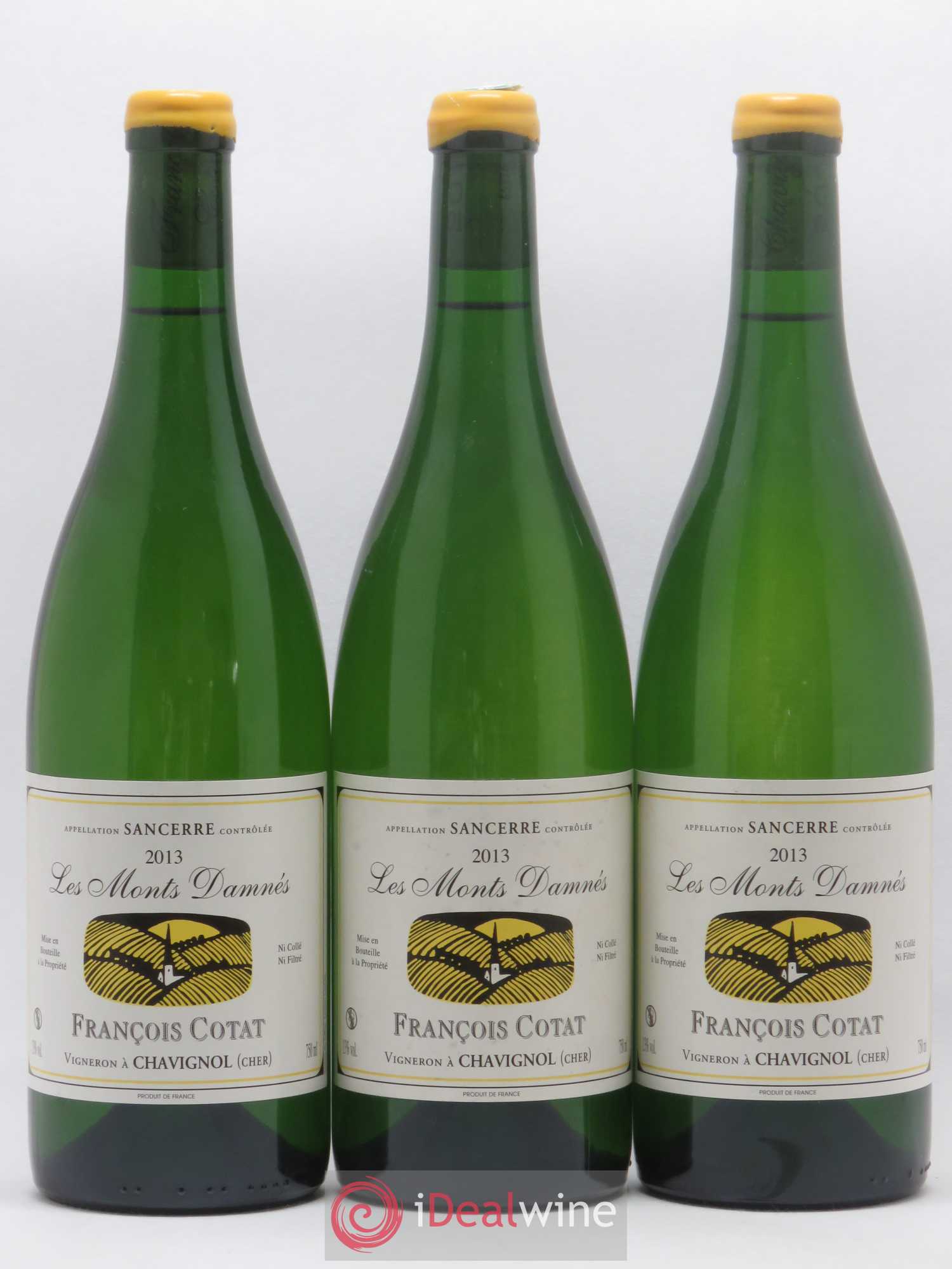 Sancerre Les Monts Damnés François Cotat 2013 - Lot de 3 bouteilles - 0