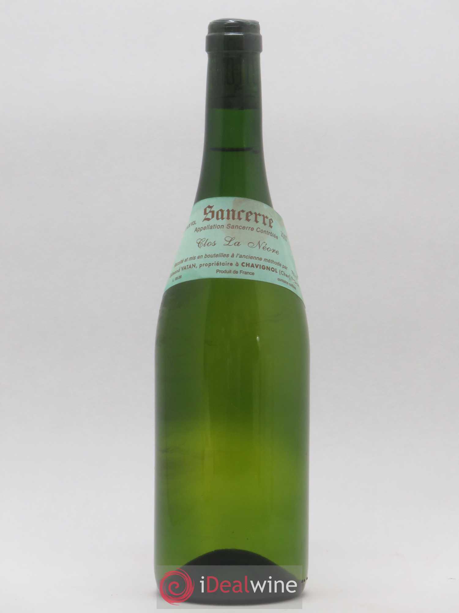 Sancerre Clos la Neore Edmond Vatan 2007 - Lot de 1 bouteille - 0