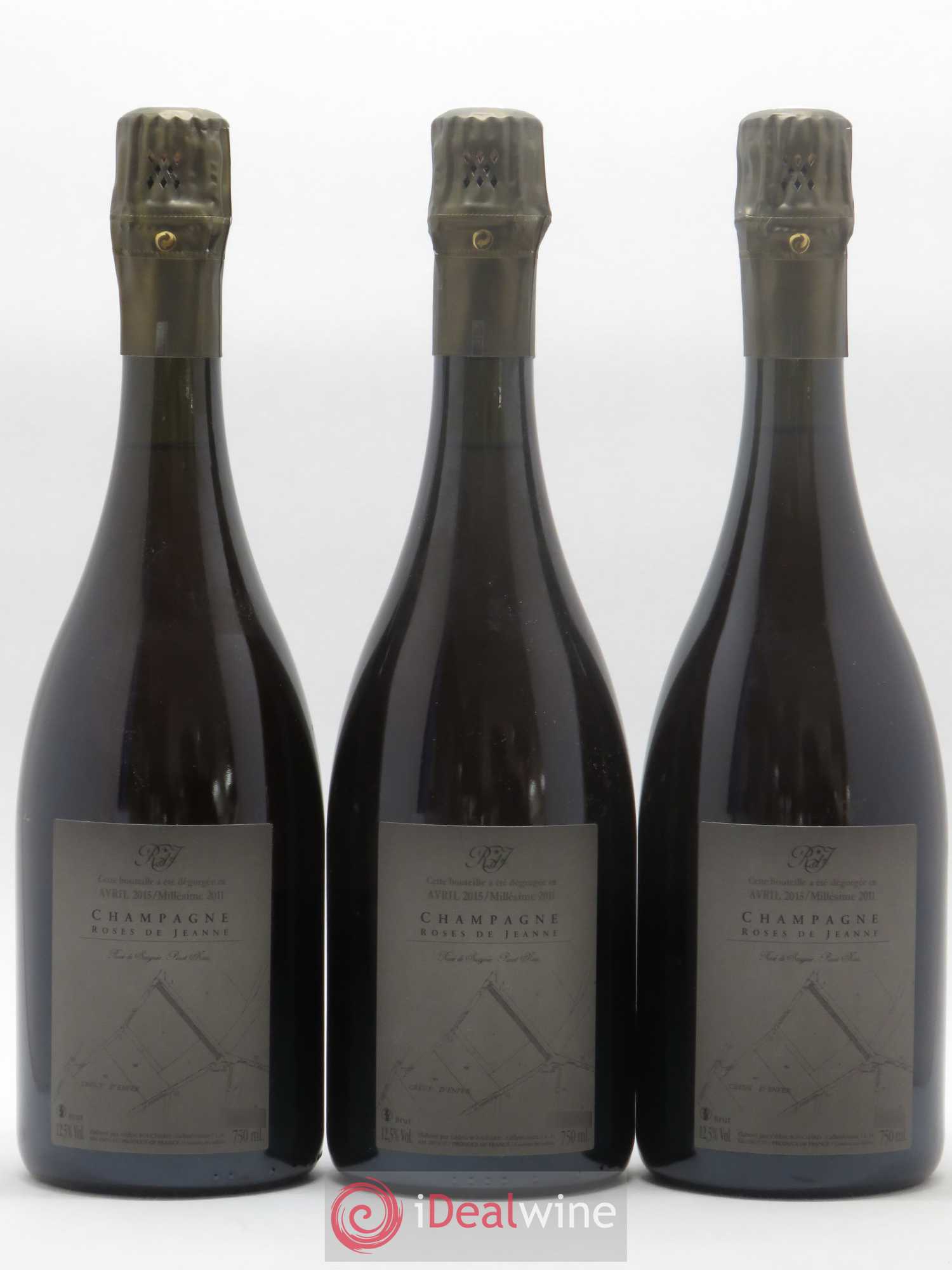 Roses de Jeanne Le Creux d'Enfer Cédric Bouchard 2011 - Lot de 3 bouteilles - 1