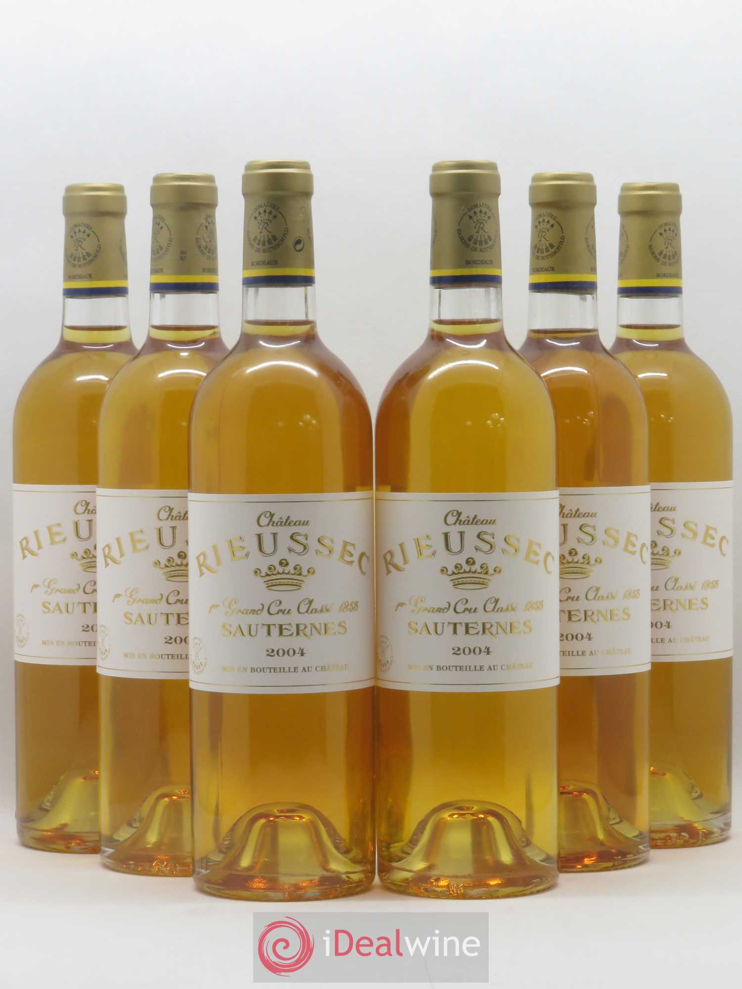 Château Rieussec 1er Grand Cru Classé 2004 - Lotto di 6 bottiglie - 0