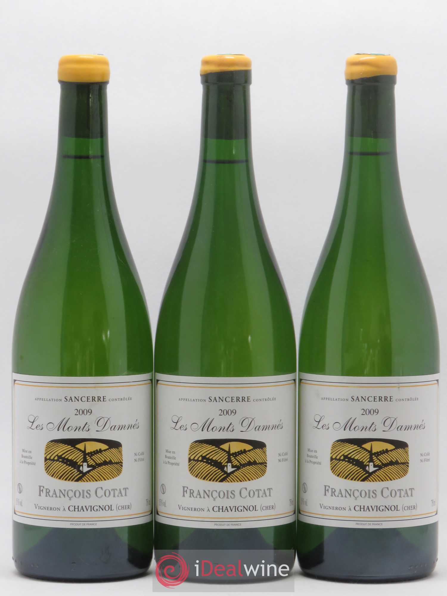 Sancerre Les Monts Damnés François Cotat 2009 - Lot de 3 bouteilles - 0