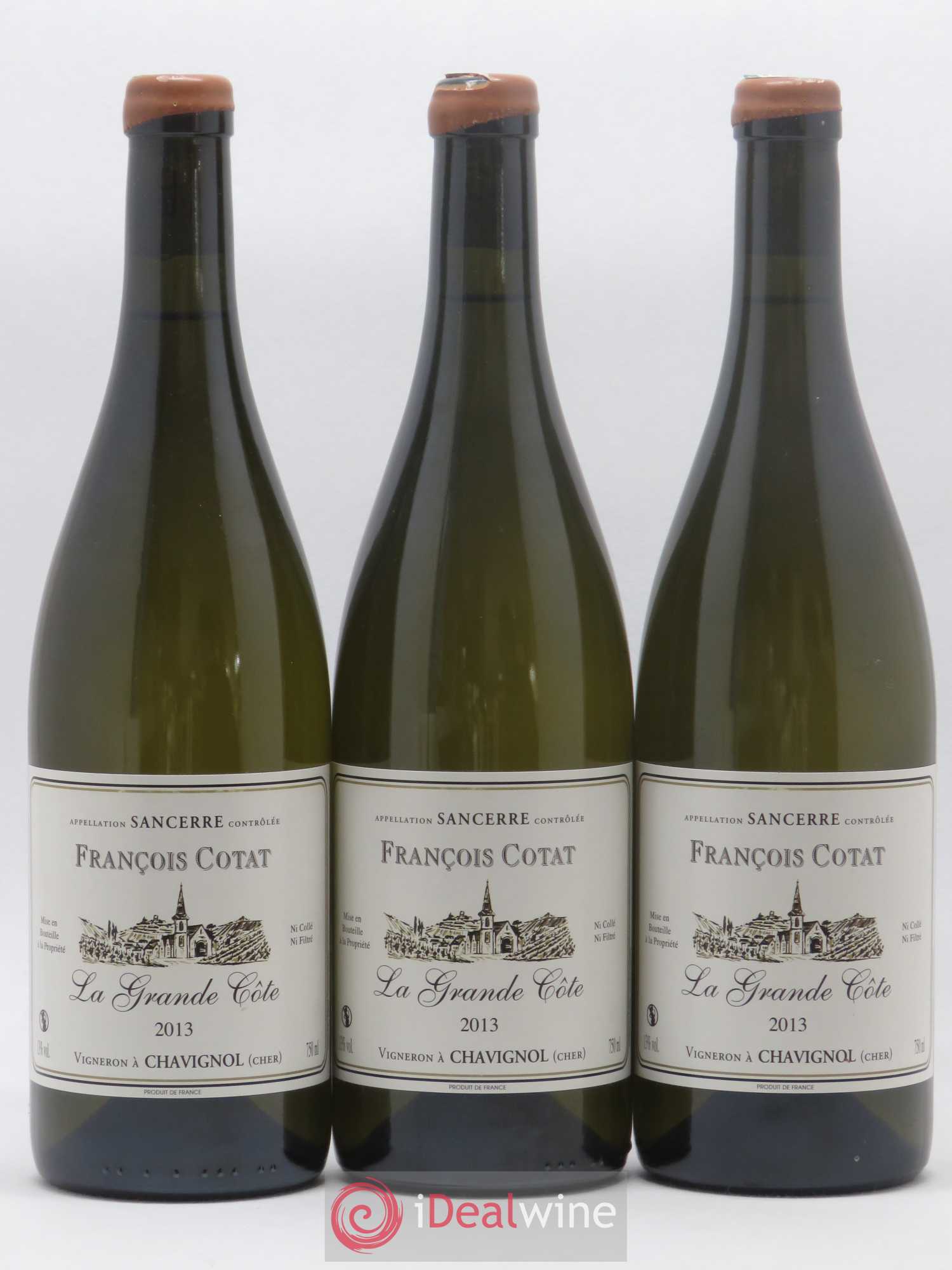 Sancerre La Grande Côte François Cotat 2013 - Lot de 3 bouteilles - 0