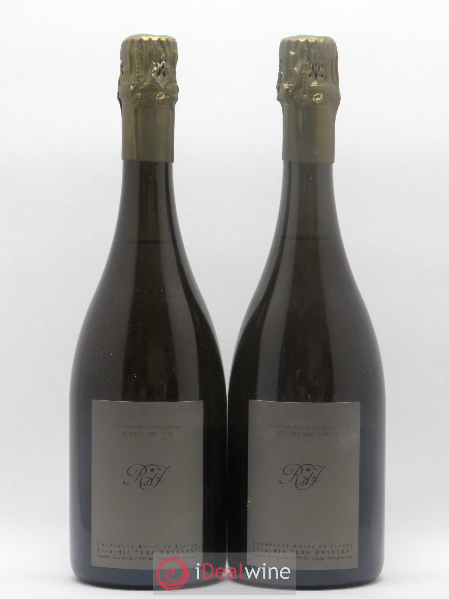 Roses de Jeanne Les Ursules Blanc de Noirs Brut Cédric Bouchard 2009 - Lot of 2 bottles - 1