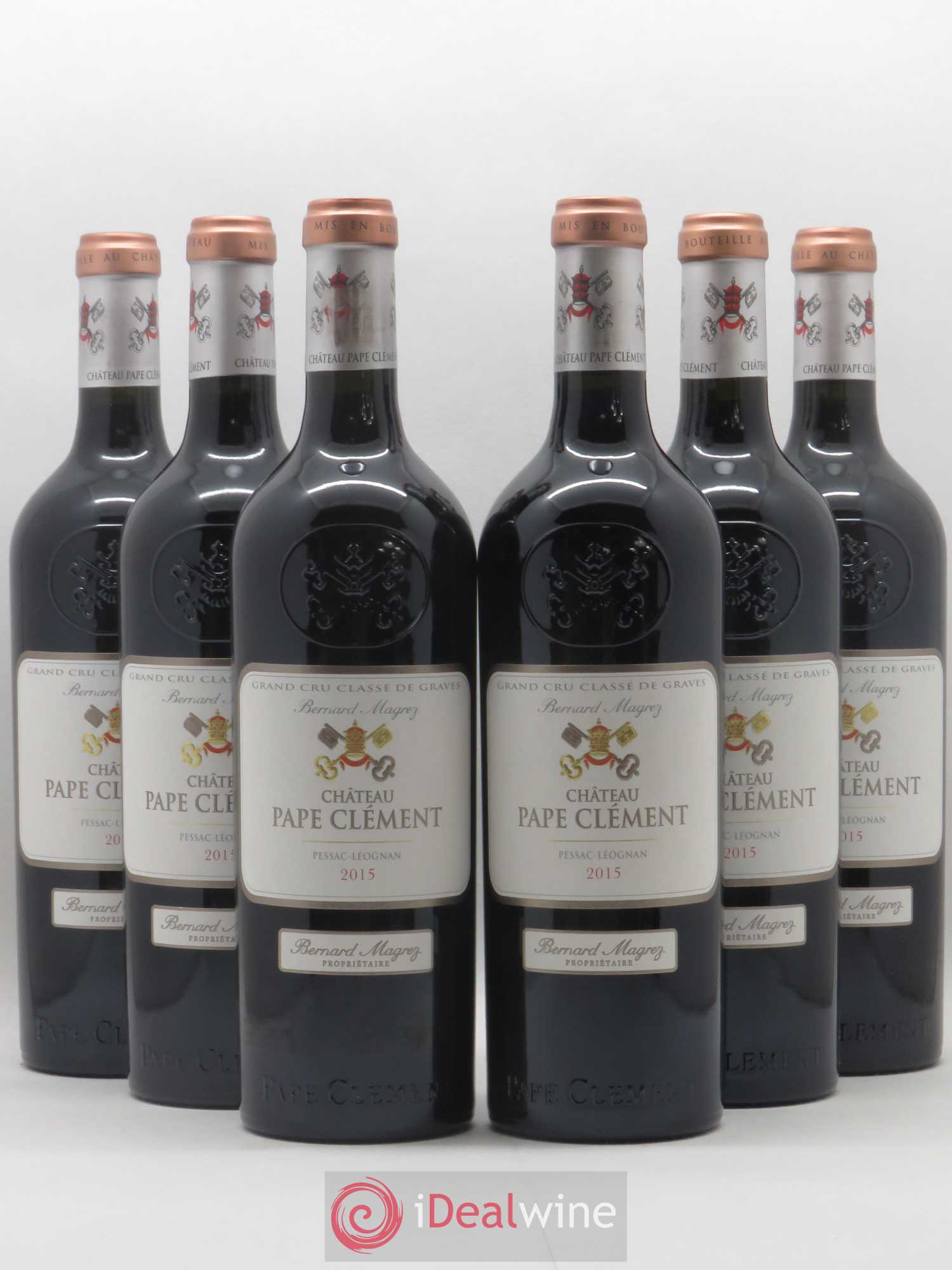 Château Pape Clément Cru Classé de Graves 2015 - Lot de 6 bouteilles - 0