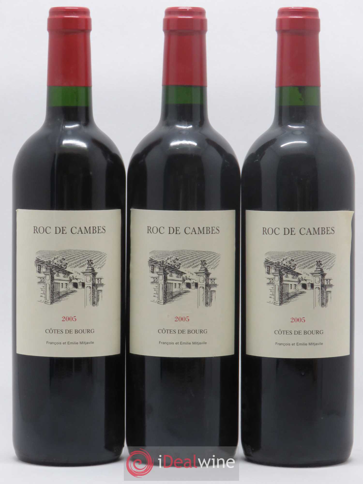 Roc de Cambes 2005 - Posten von 3 Flaschen - 0