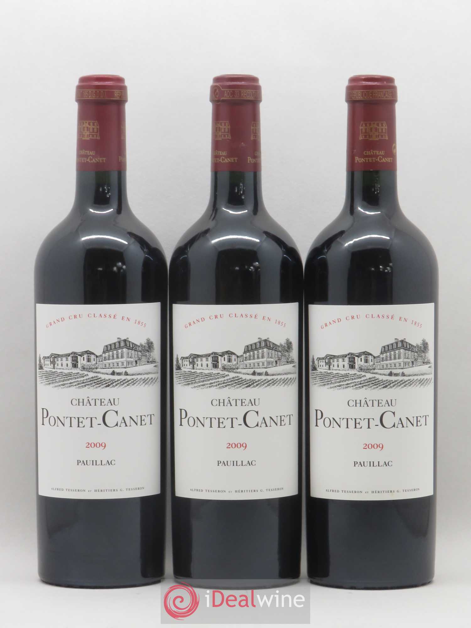 Château Pontet Canet 5ème Grand Cru Classé 2009 - Lot de 12 bouteilles - 3