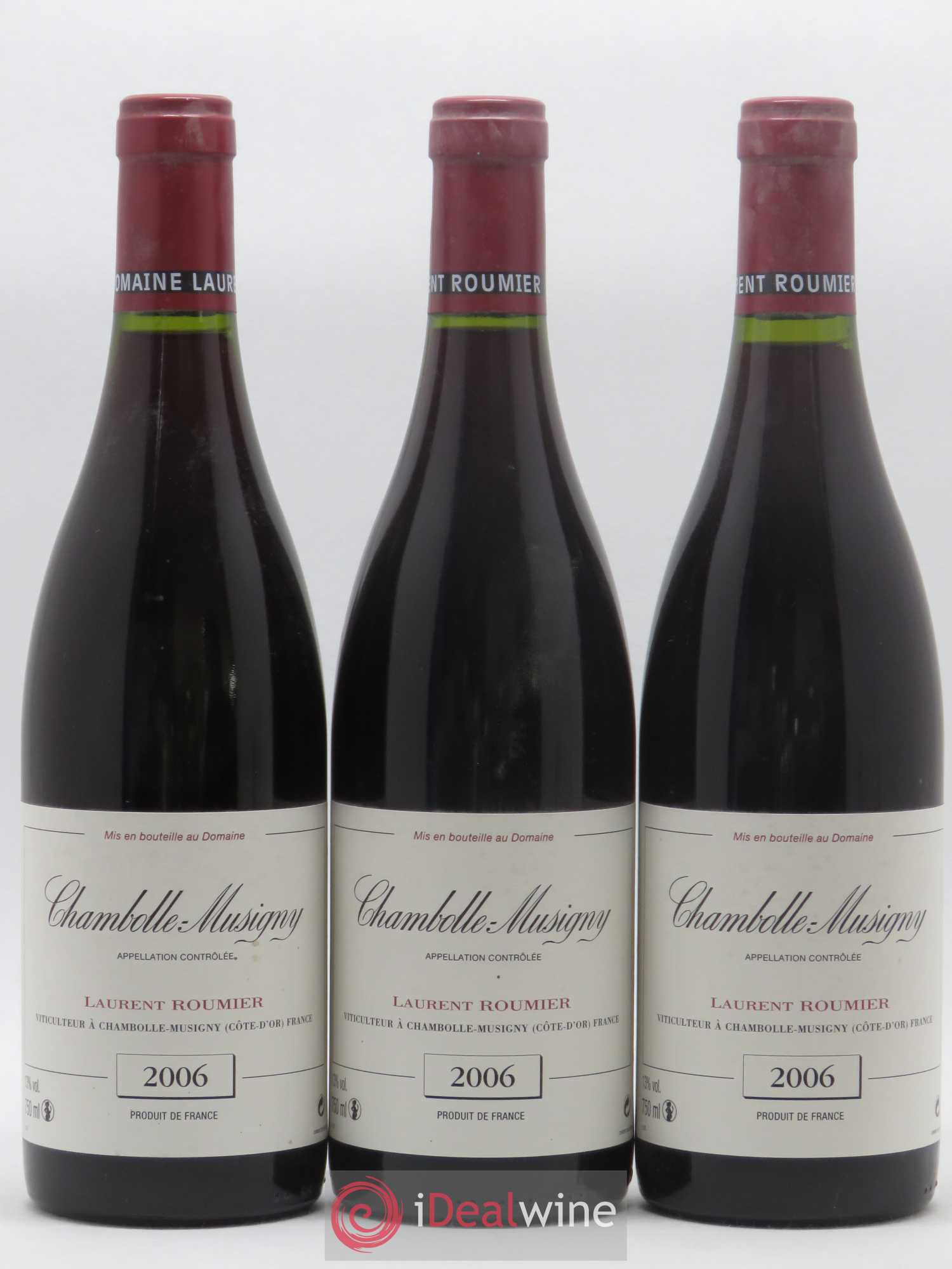 Chambolle-Musigny Laurent Roumier 2006 - Lot de 3 bouteilles - 0