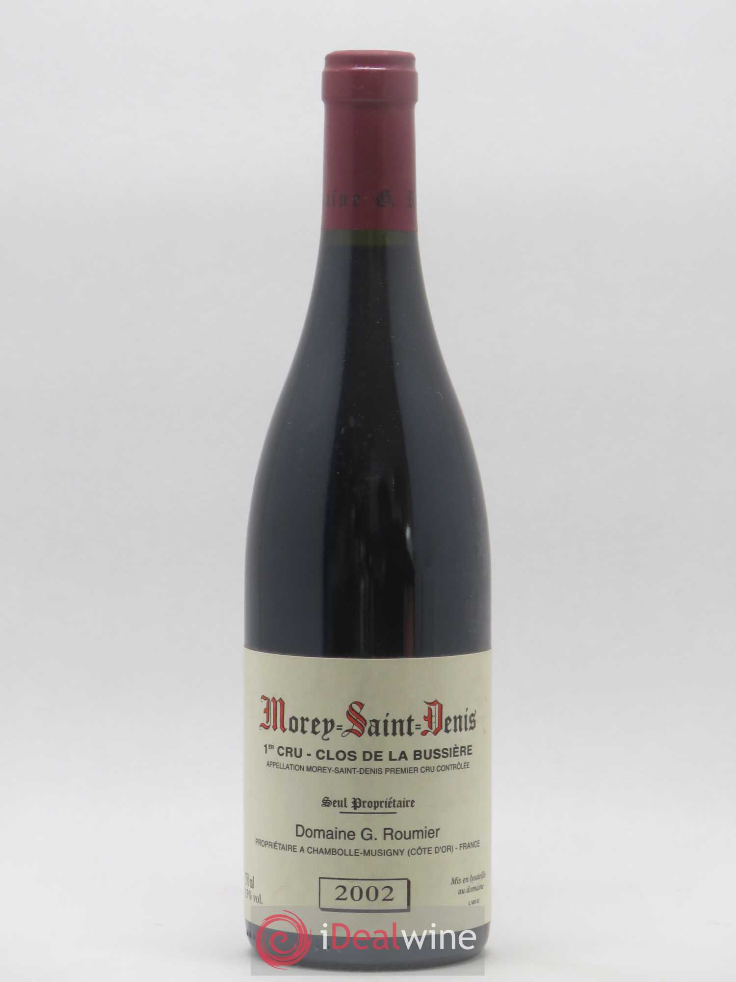 Morey-Saint-Denis 1er Cru Clos de la Bussière Georges Roumier (Domaine) 2002 - Lot de 1 bouteille - 0