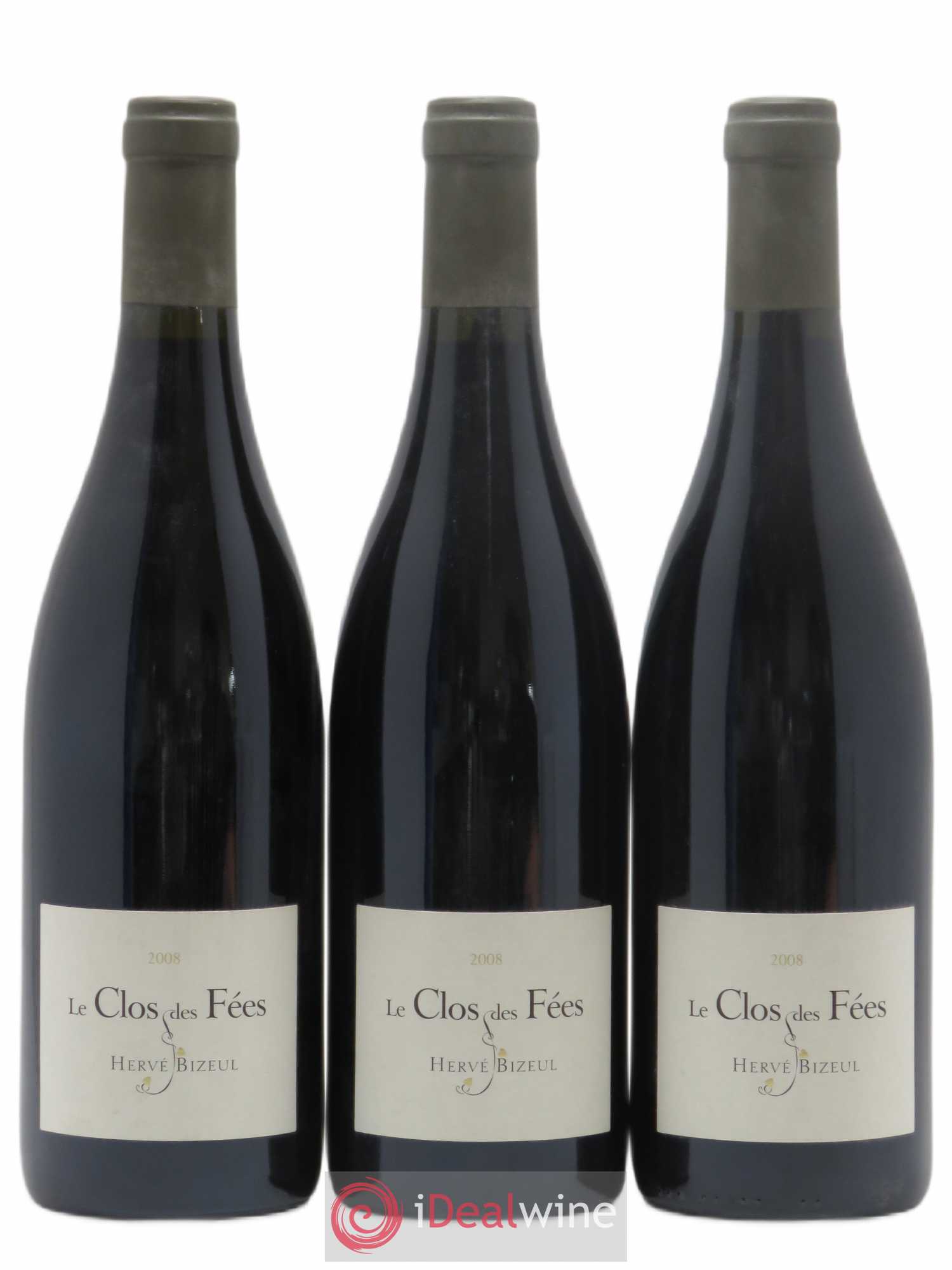 Côtes du Roussillon Villages Clos des Fées Hervé Bizeul 2008 - Lot de 3 bouteilles - 0