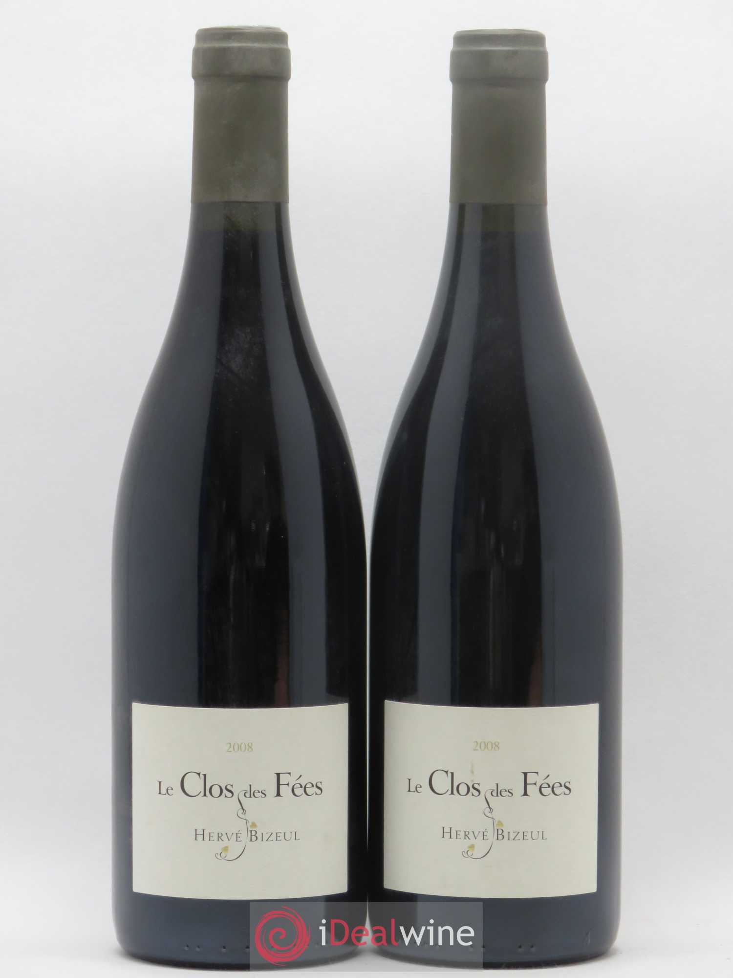 Côtes du Roussillon Villages Clos des Fées Hervé Bizeul 2008 - Lot de 2 bouteilles - 0