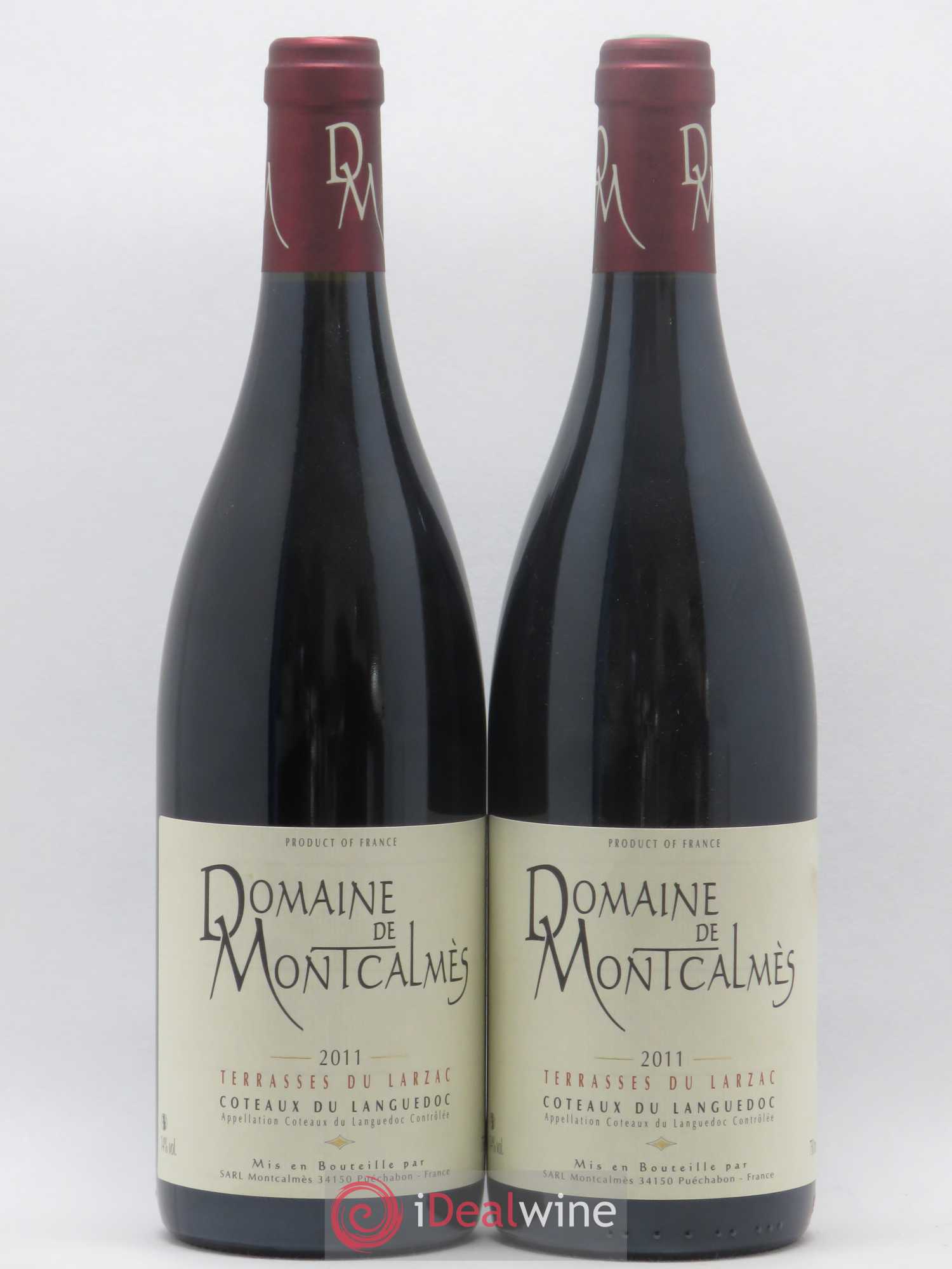 Terrasses du Larzac Domaine de Montcalmès Frédéric Pourtalié 2011 - Lot de 2 bouteilles - 0