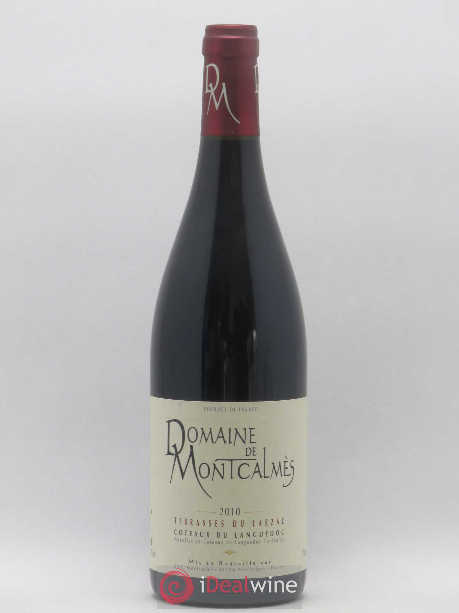 Terrasses du Larzac Domaine de Montcalmès Frédéric Pourtalié 2010 - Lot de 1 bouteille - 0