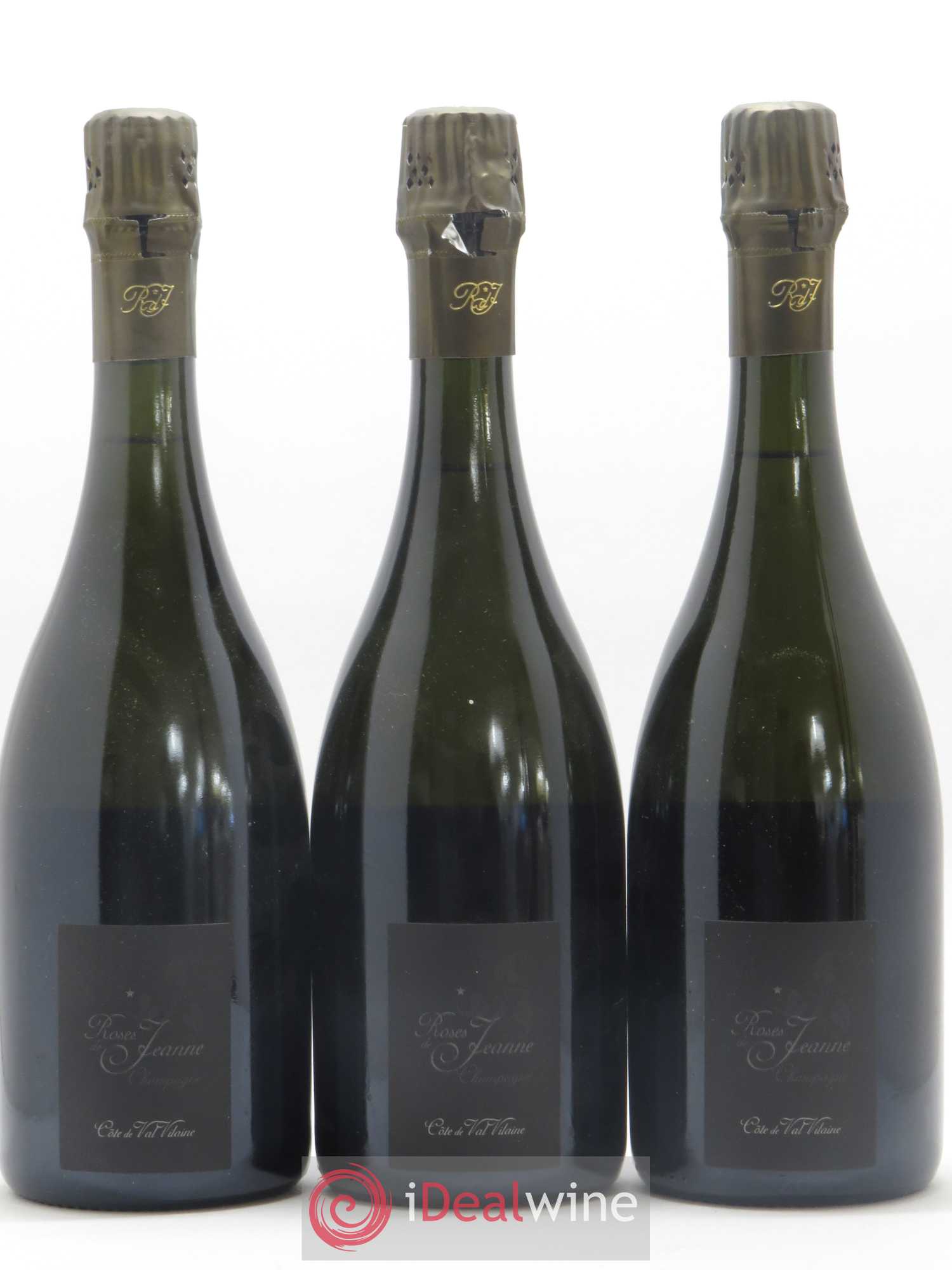 Roses de Jeanne Côte de Val Vilaine Blanc de Noirs Cédric Bouchard 2013 - Lot of 3 bottles - 0