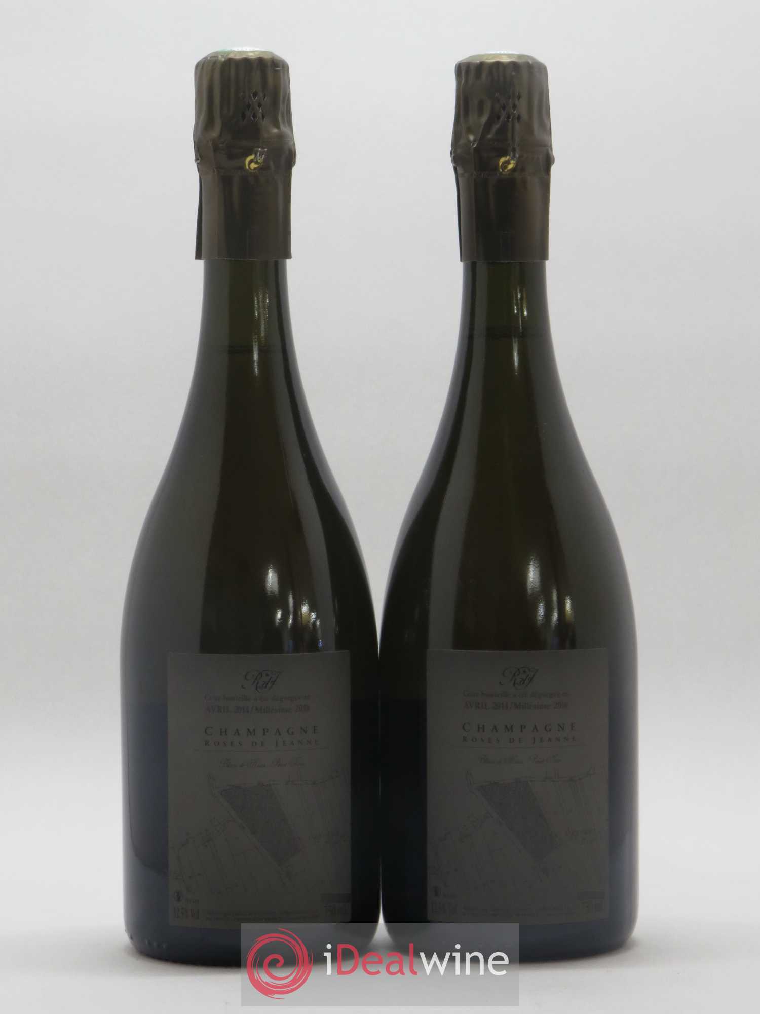 Roses de Jeanne Les Ursules Blanc de Noirs Brut Cédric Bouchard 2010 - Lot de 2 bouteilles - 1