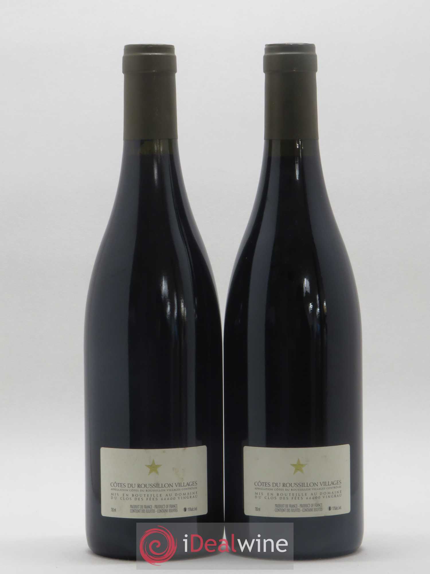 Côtes du Roussillon Villages Clos des Fées Hervé Bizeul 2006 - Lot de 2 bouteilles - 1