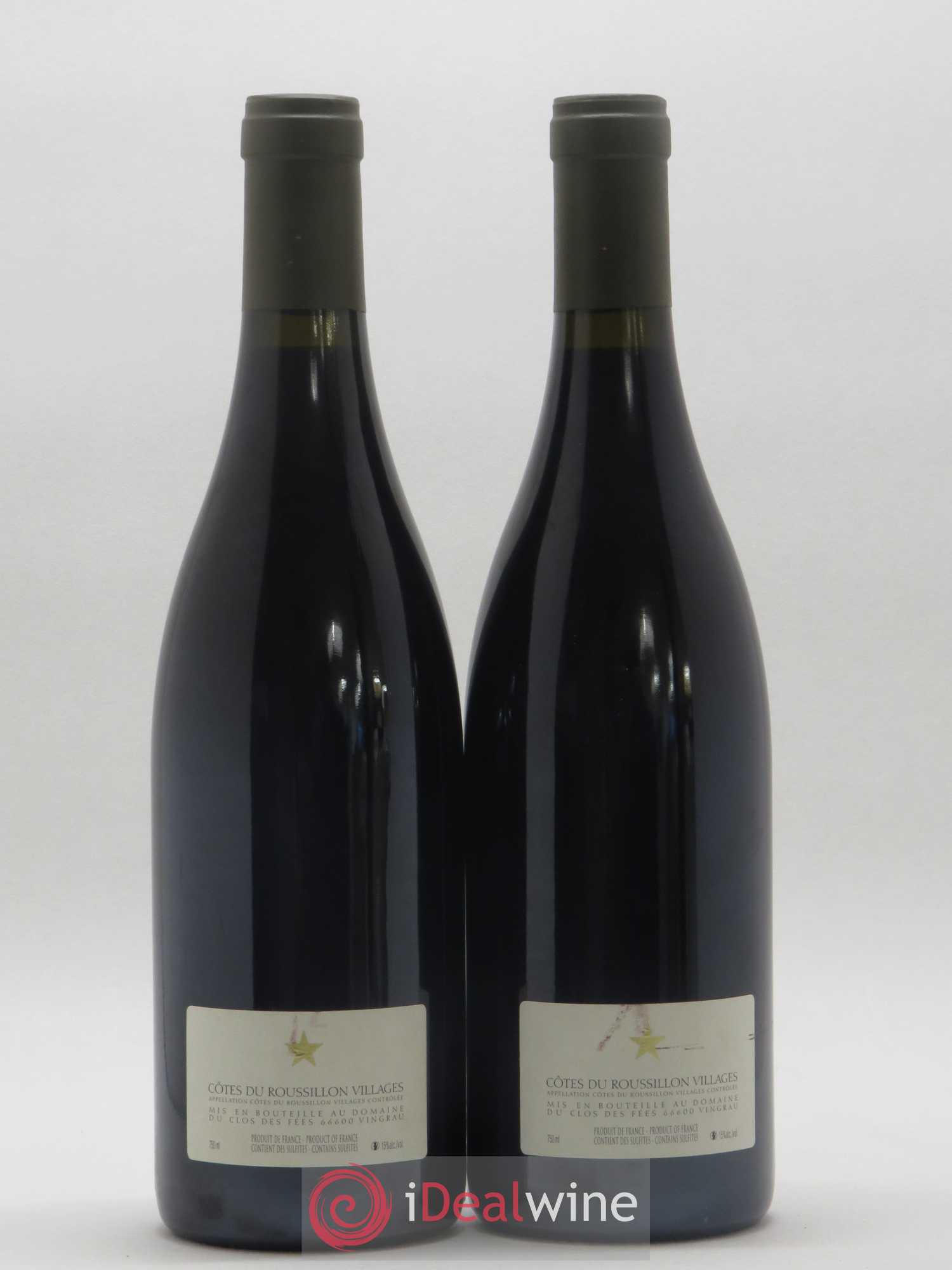 Côtes du Roussillon Villages Clos des Fées Hervé Bizeul 2007 - Lot de 2 bouteilles - 1