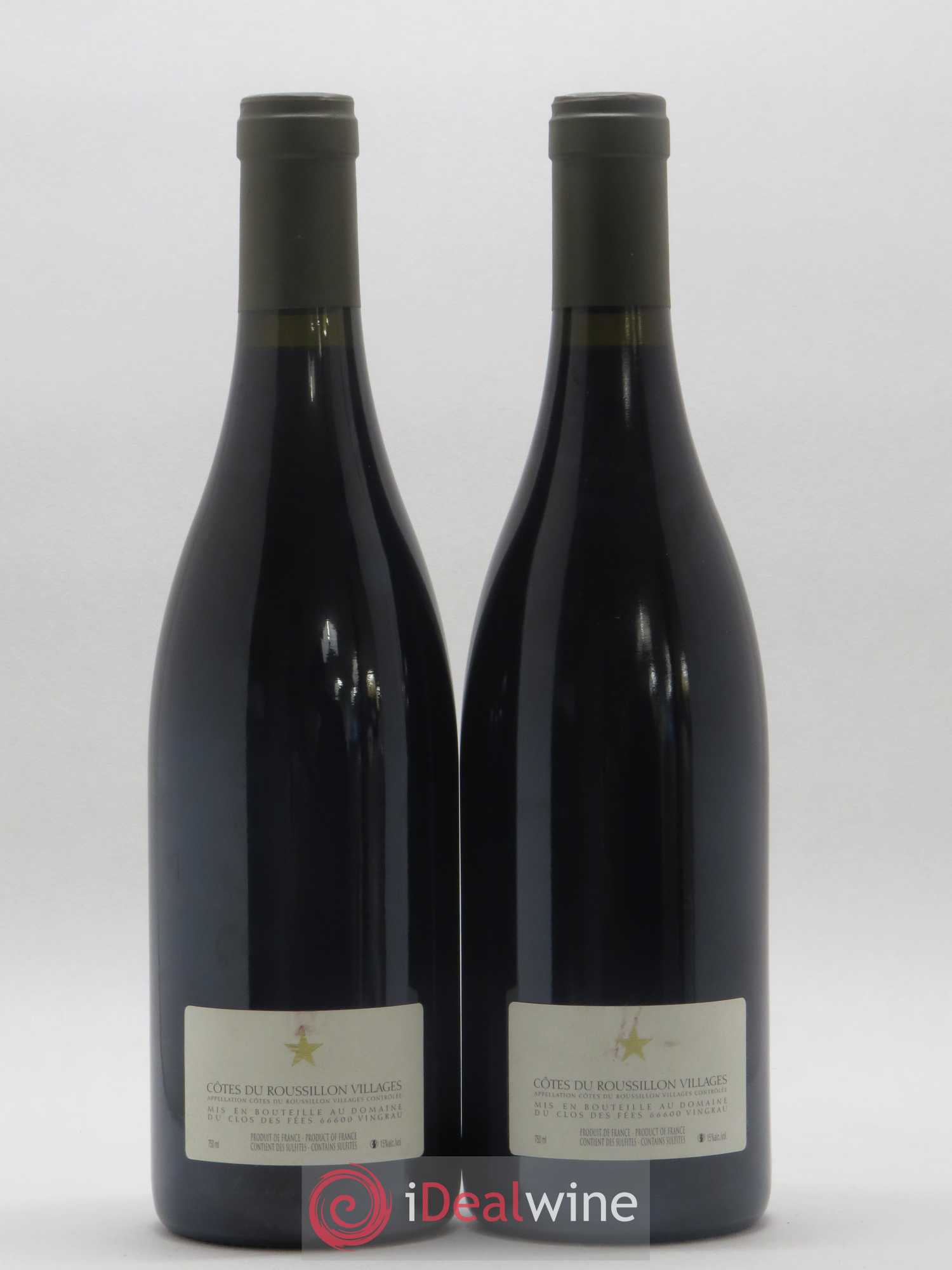 Côtes du Roussillon Villages Clos des Fées Hervé Bizeul 2007 - Posten von 2 Flaschen - 1