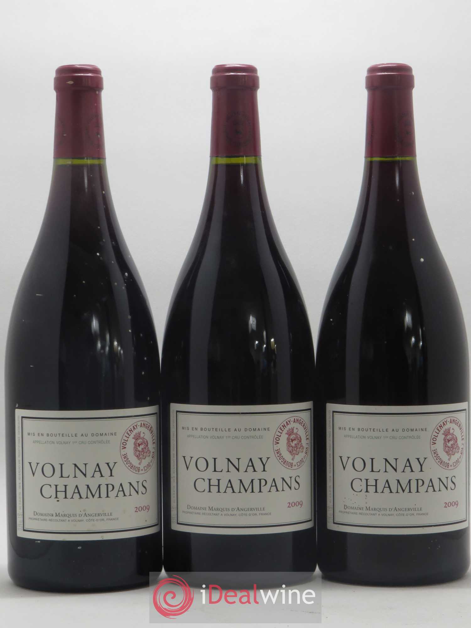 Volnay 1er Cru Champans Marquis d'Angerville (Domaine) 2009 - Lot de 3 magnums - 0