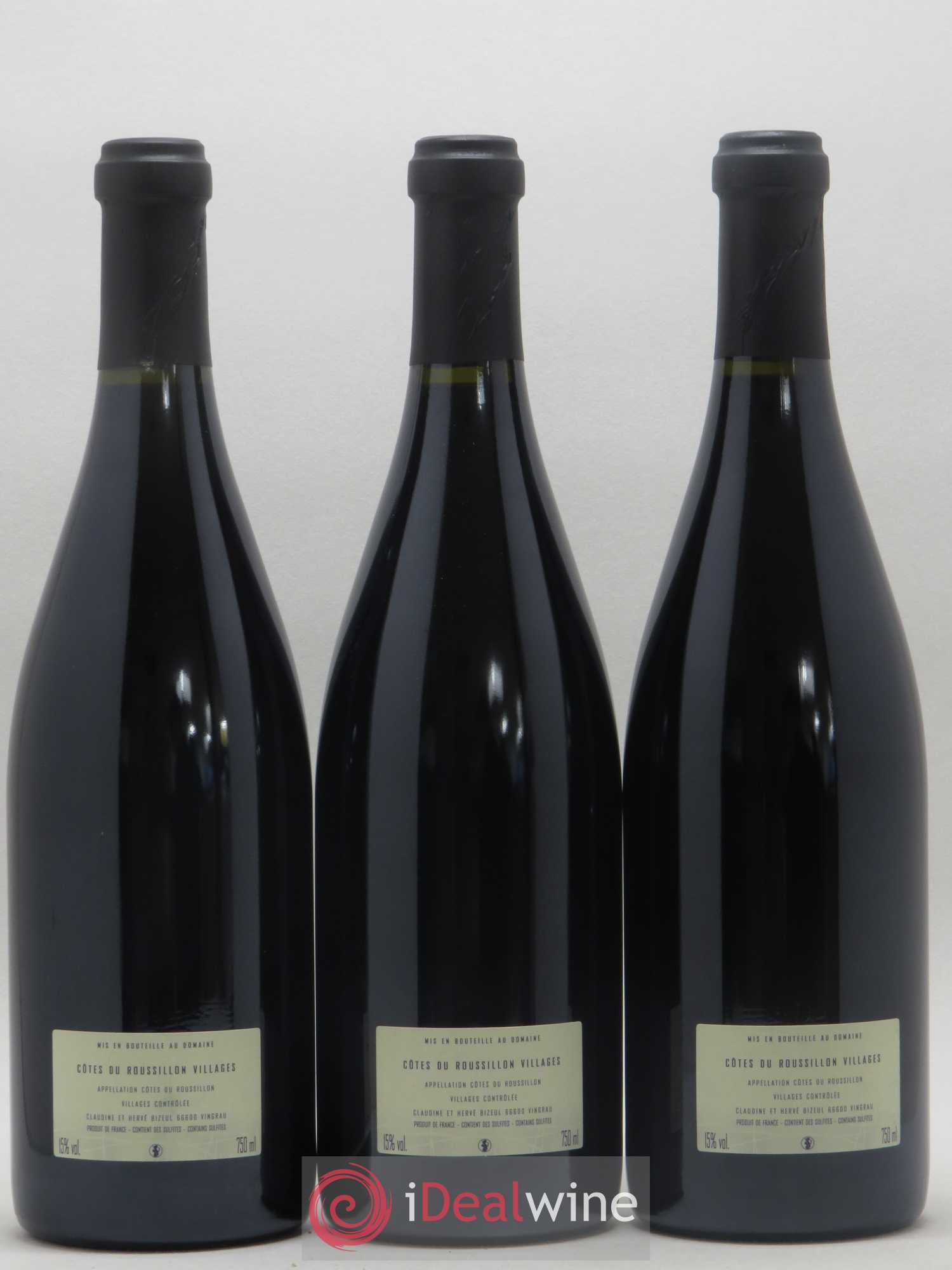 Côtes du Roussillon Villages Clos des Fées La Petite Sibérie Hervé Bizeul 2012 - Lot de 3 bouteilles - 1