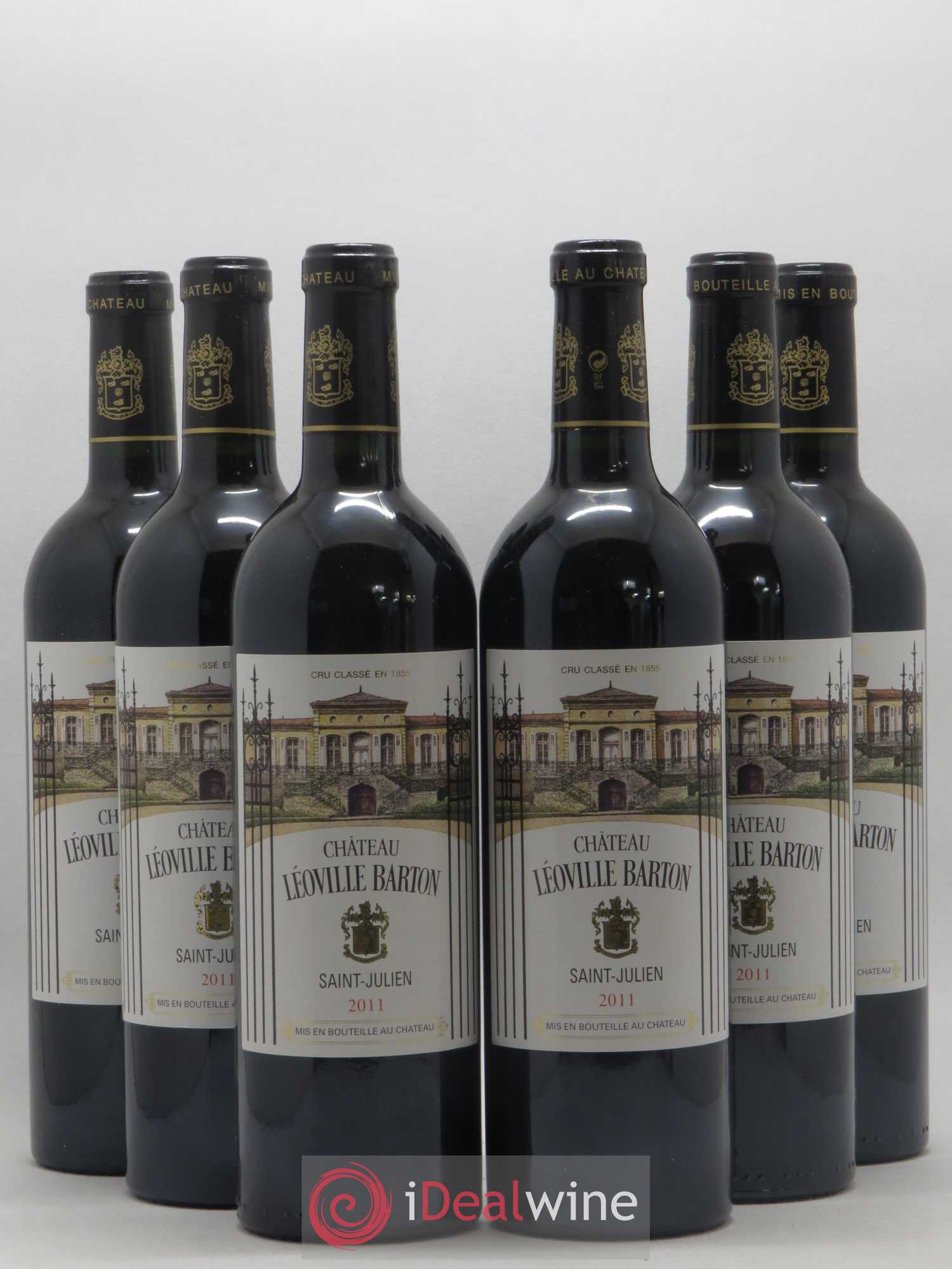 Château Léoville Barton 2ème Grand Cru Classé 2011 - Lot de 6 bouteilles - 0