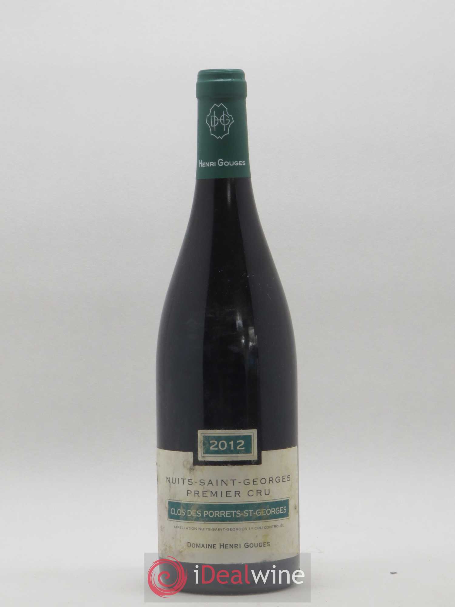 Nuits-Saint-Georges 1er Cru Clos des Porrets St Georges Henri Gouges 2012 - Lot de 1 bouteille - 0