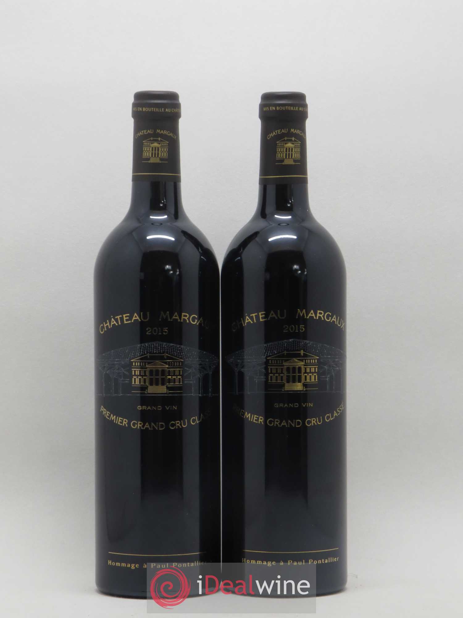 Château Margaux 1er Grand Cru Classé 2015 - Lot de 2 bouteilles - 0