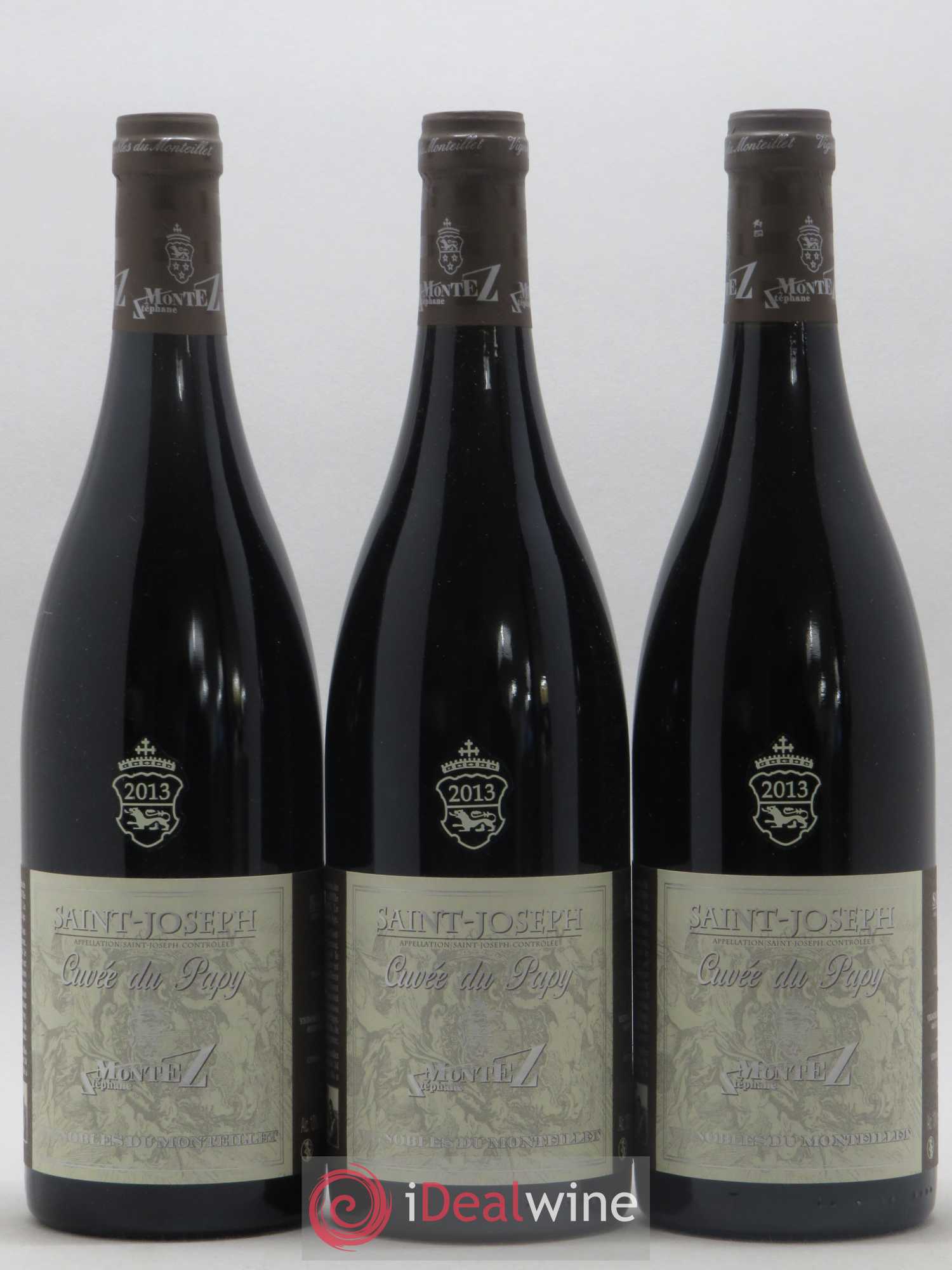 Saint-Joseph Cuvée du Papy Monteillet (Domaine du) - Stéphane Montez 2013 - Lot de 3 bouteilles - 0
