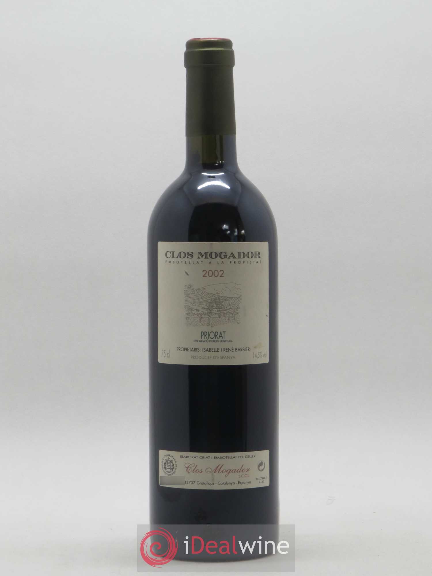 Priorat Clos Mogador DOCA René Barbier 2002 - Lot de 1 bouteille - 0