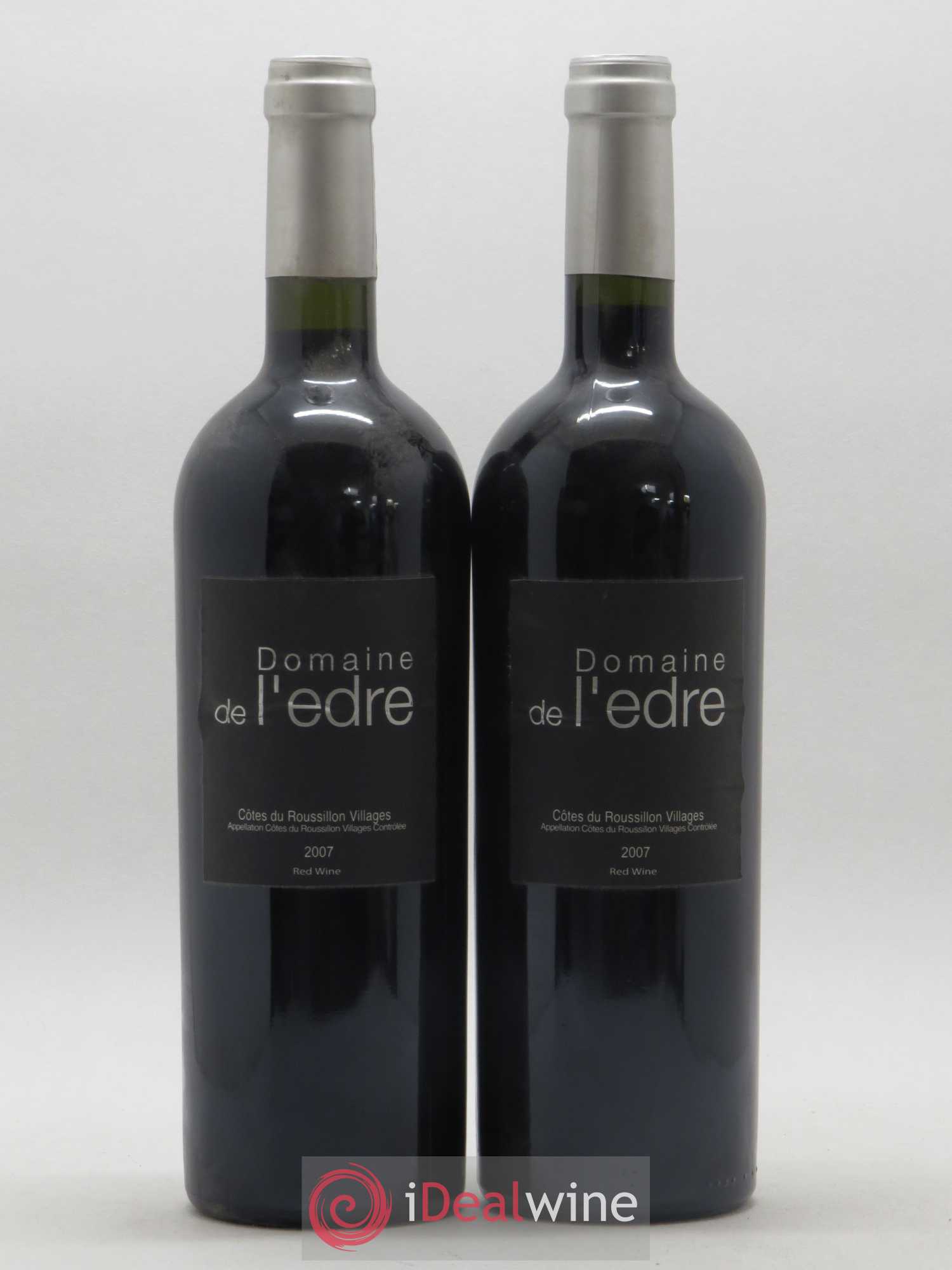 Côtes du Roussillon Villages Domaine De L'Edre 2007 - Lot de 2 bouteilles - 0