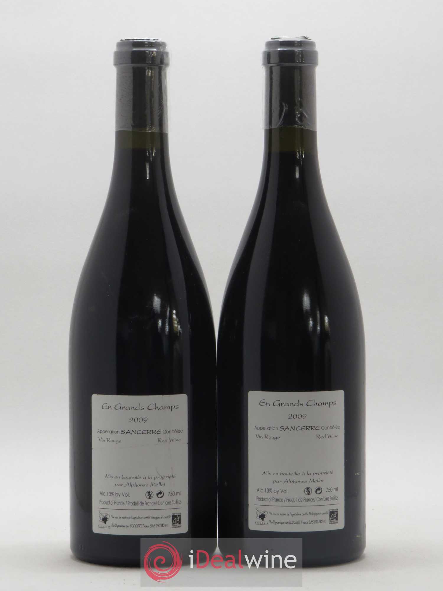 Sancerre En Grands Champs Alphonse Mellot 2009 - Lot de 2 bouteilles - 1