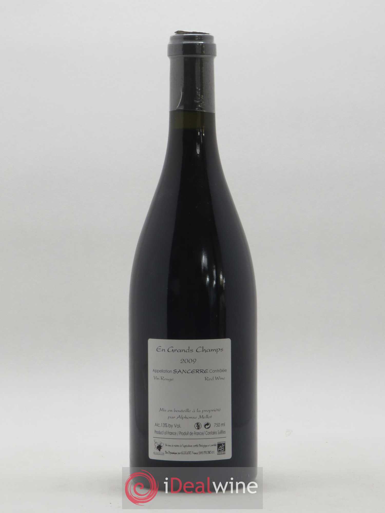 Sancerre En Grands Champs Alphonse Mellot 2009 - Lot de 1 bouteille - 1