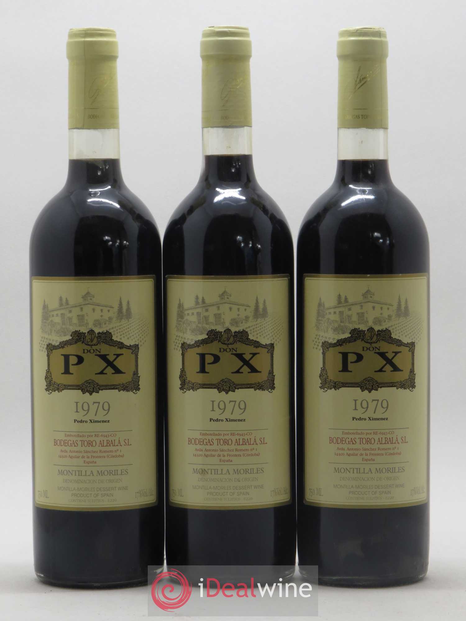 Montilla Moriles Don PX Bodegas Toro Albala 1979 - Posten von 3 Flaschen - 0
