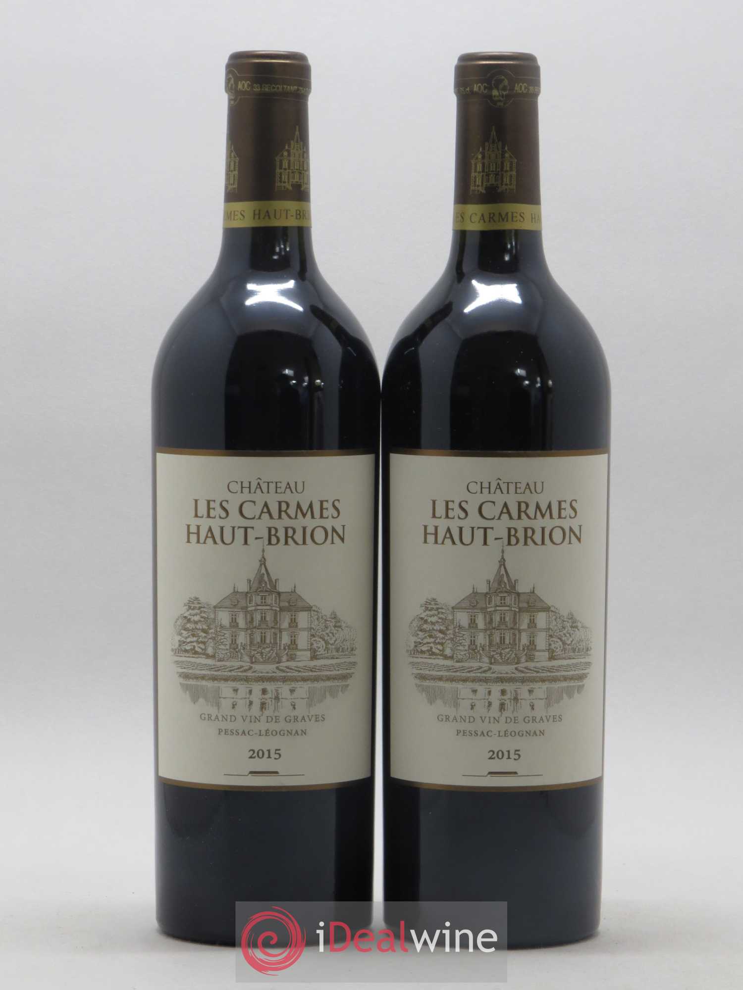 Château Les Carmes Haut-Brion 2015 - Lot de 2 bouteilles - 0