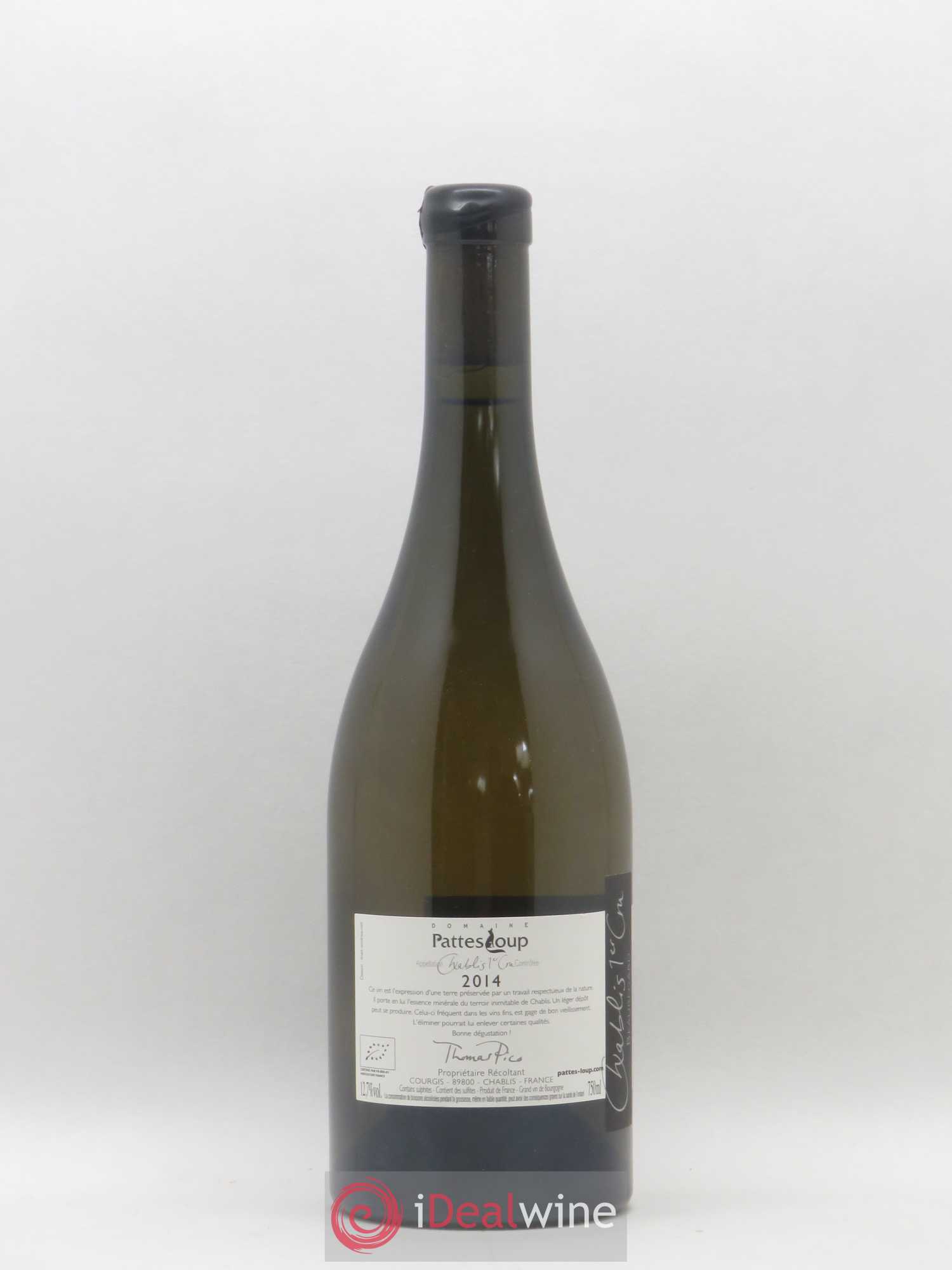 Chablis 1er Cru Beauregard Pattes Loup (Domaine) 2014 - Lot de 1 bouteille - 1