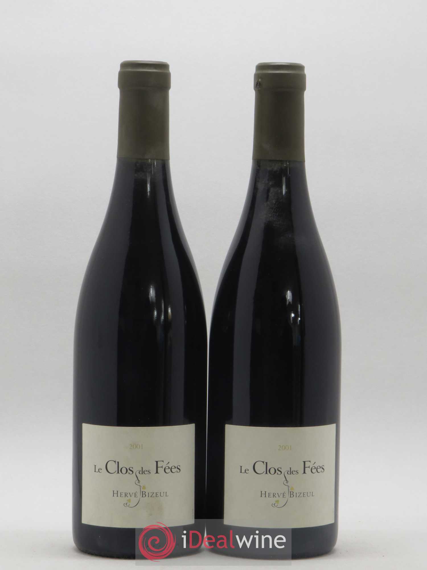 Côtes du Roussillon Villages Clos des Fées Hervé Bizeul 2001 - Lot de 2 bouteilles - 0
