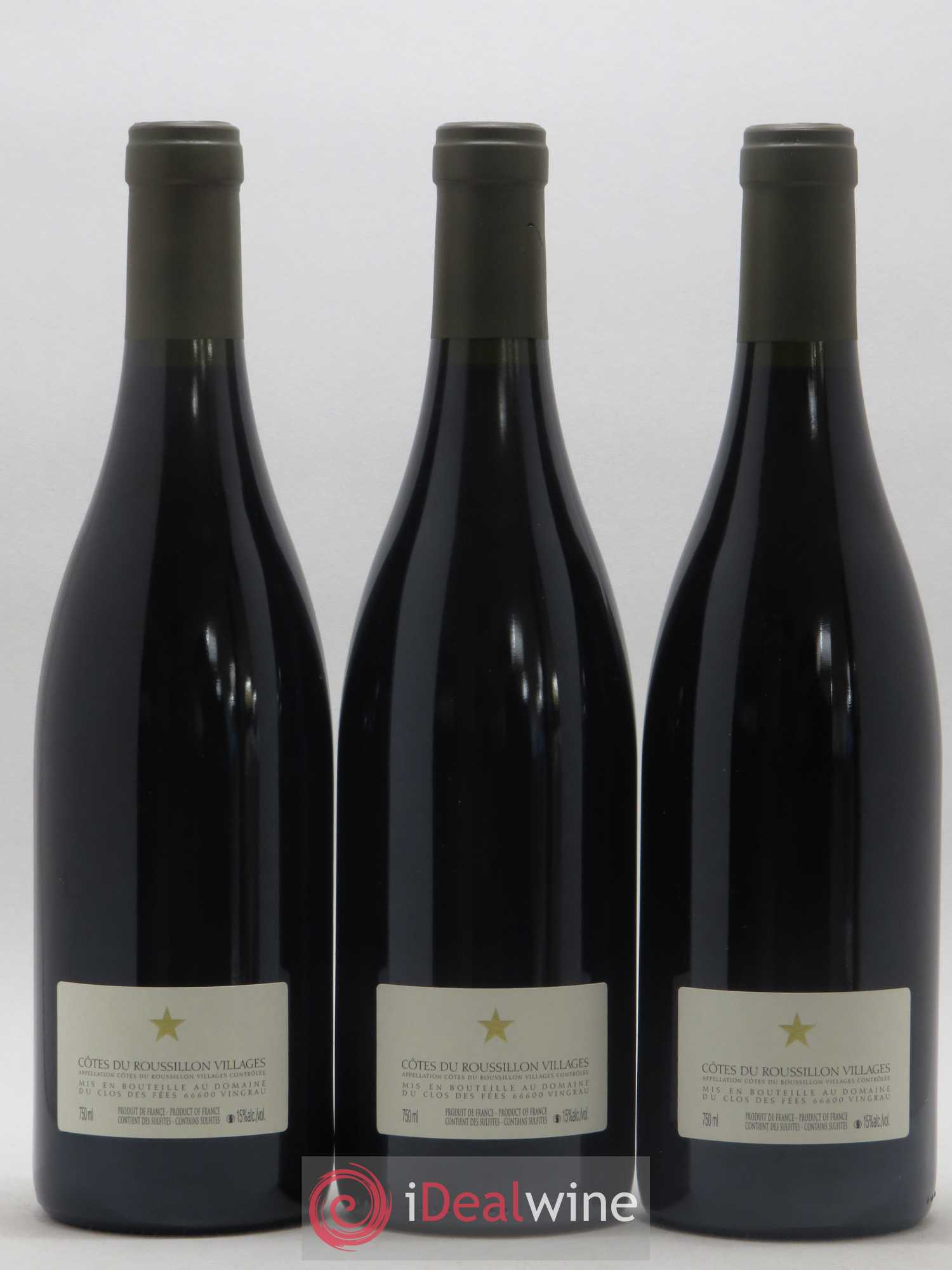 Côtes du Roussillon Villages Clos des Fées Hervé Bizeul 2013 - Lot de 3 bouteilles - 1