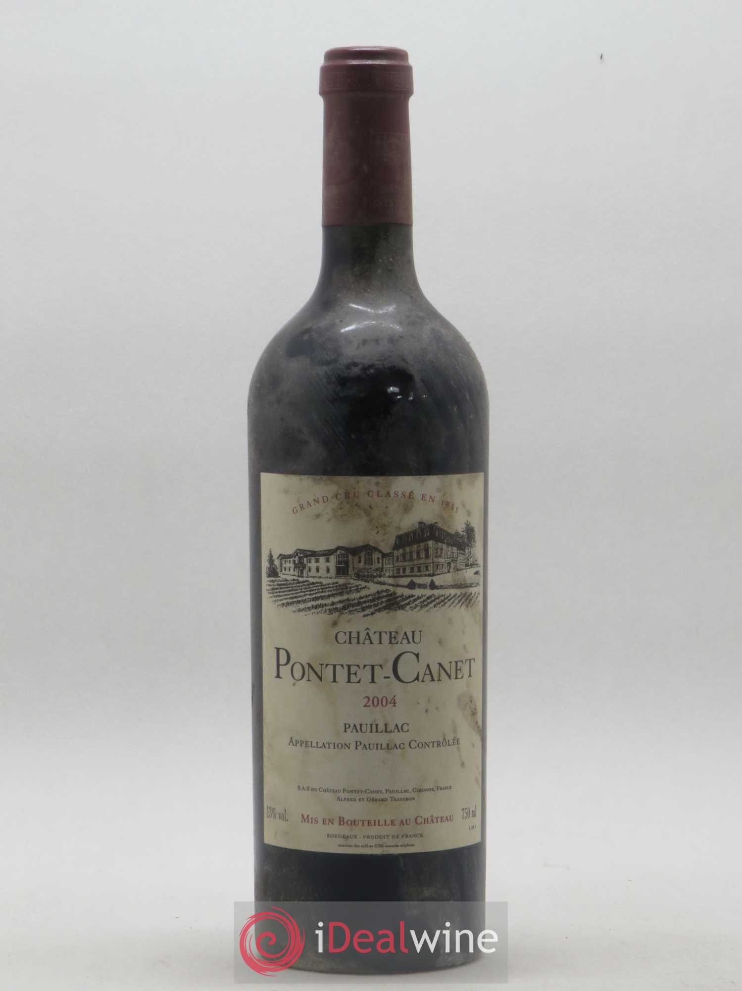 Château Pontet Canet 5ème Grand Cru Classé 2004 - Lot de 1 bouteille - 0