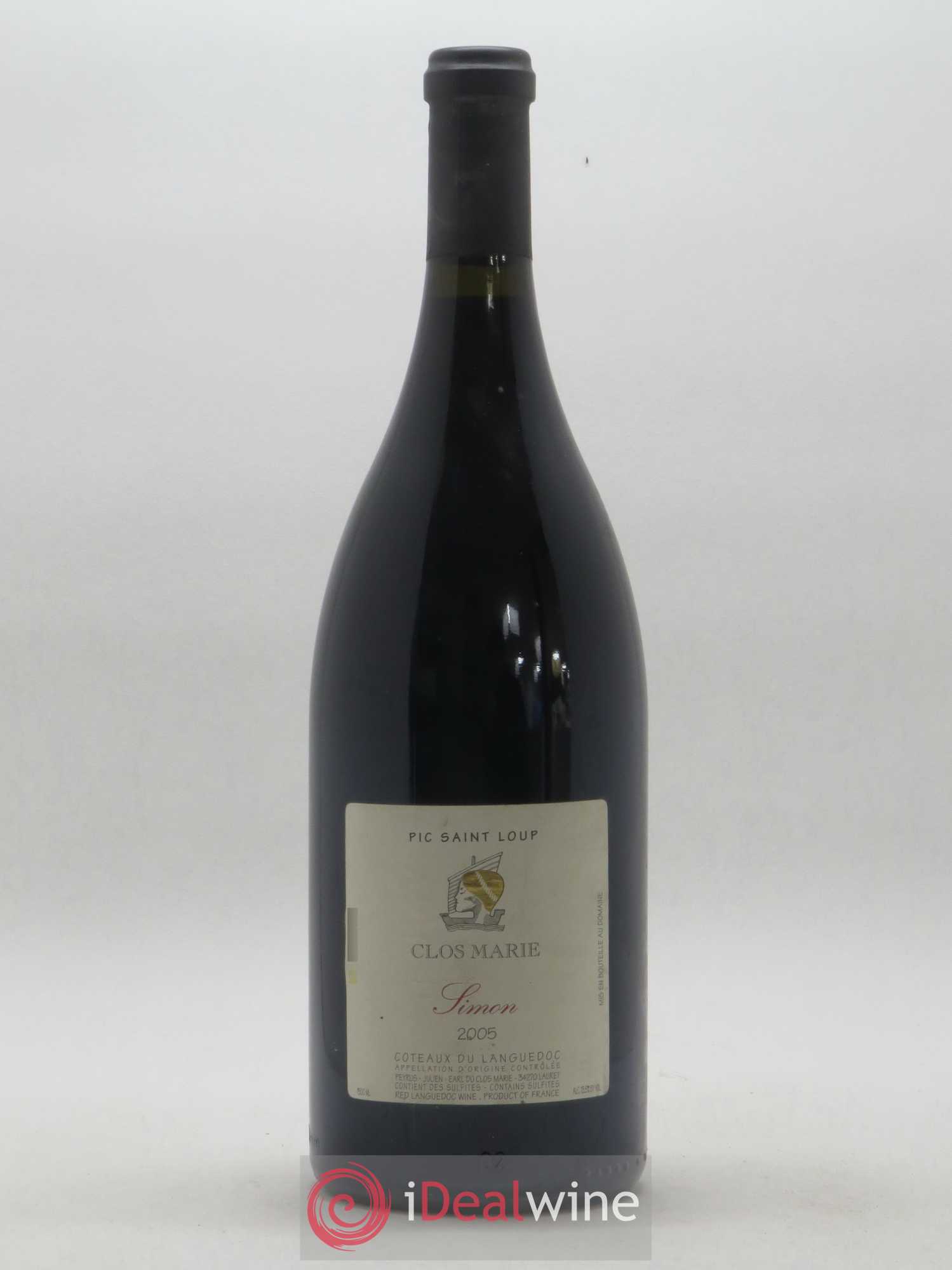 Pic Saint-Loup Clos Marie Cuvée Simon Christophe Peyrus et Françoise Julien 2005 - Lot de 1 magnum - 0