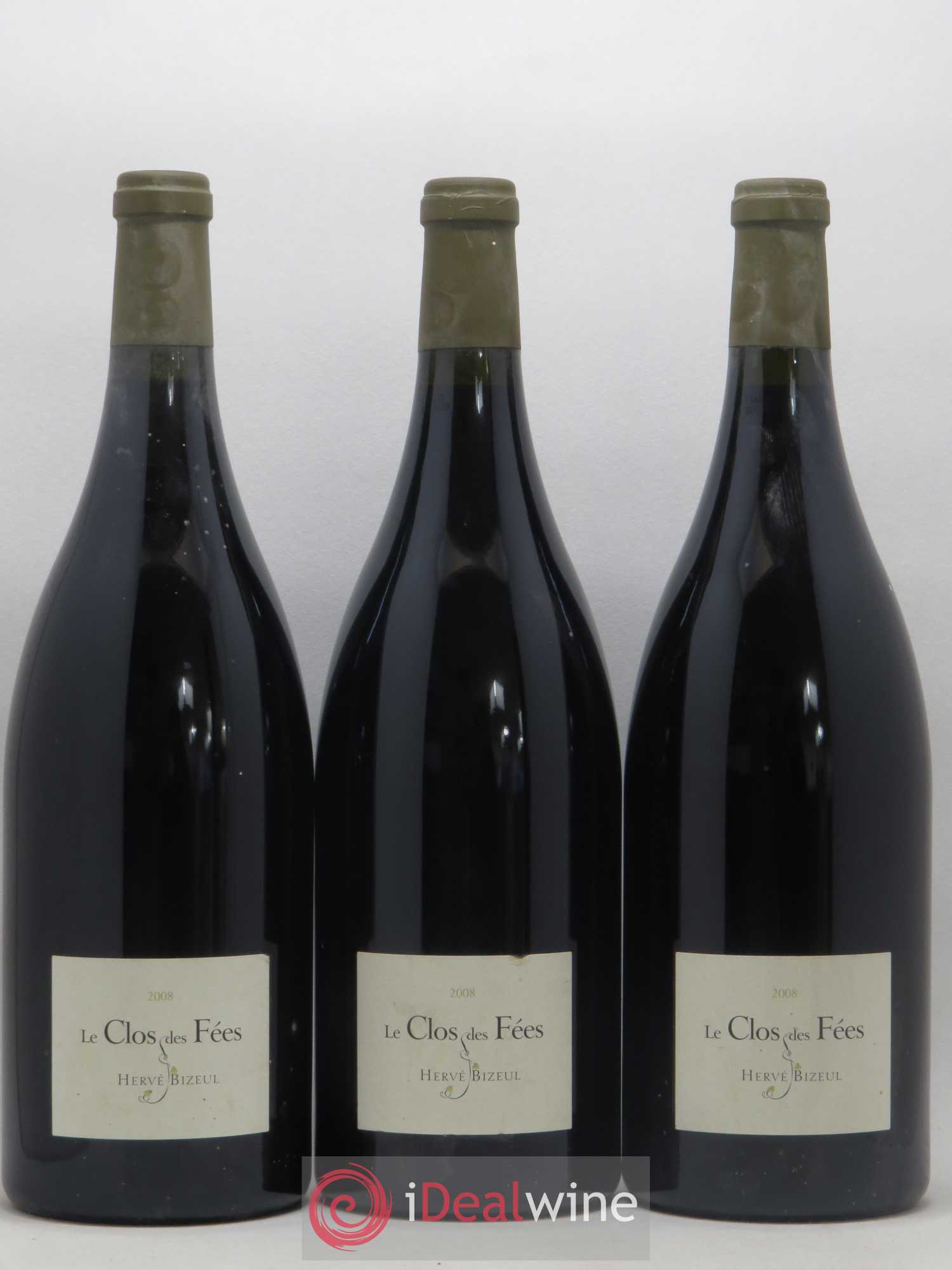 Côtes du Roussillon Villages Clos des Fées Hervé Bizeul 2008 - Lot de 3 magnums - 0