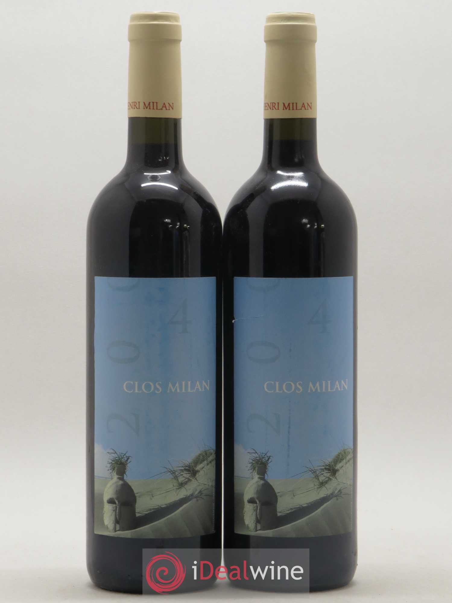 Baux de Provence Clos Milan Henri Milan 2004 - Lot de 2 bouteilles - 0