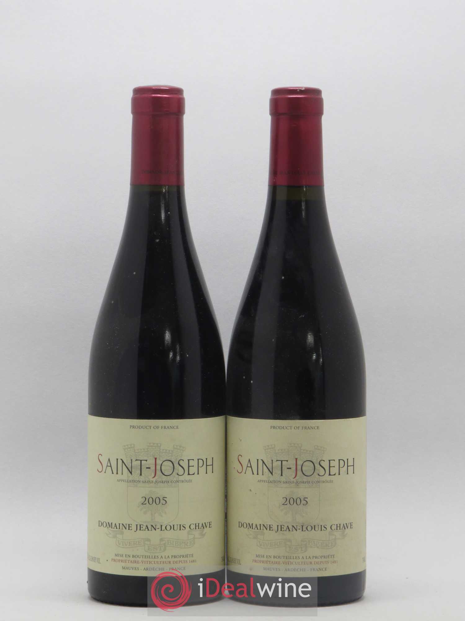 Saint-Joseph Jean-Louis Chave 2005 - Lot de 2 bouteilles - 0