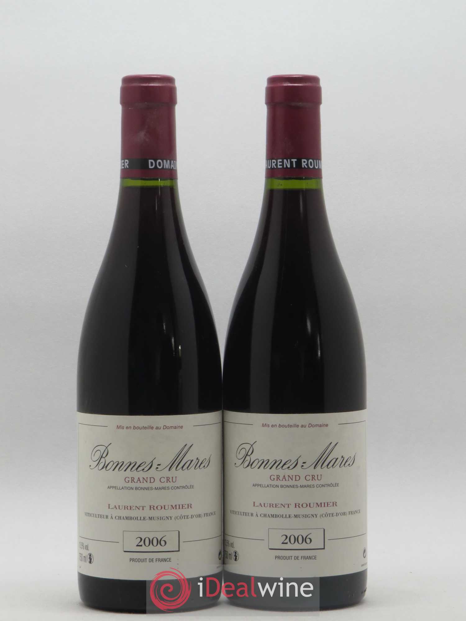 Bonnes-Mares Grand Cru Laurent Roumier 2006 - Lot de 2 bouteilles - 0