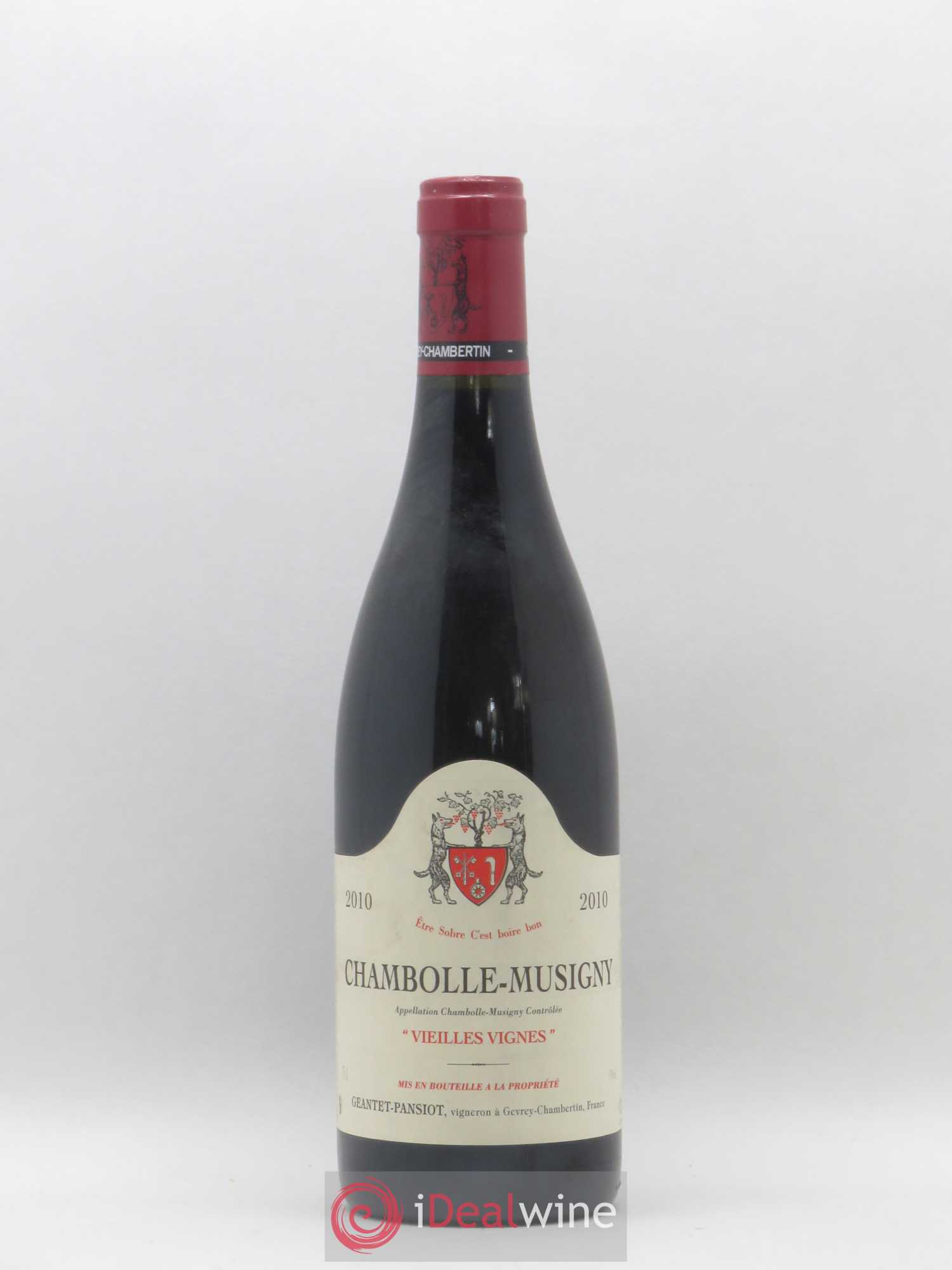 Chambolle-Musigny Vieilles vignes Geantet-Pansiot 2010 - Lot de 1 bouteille - 0