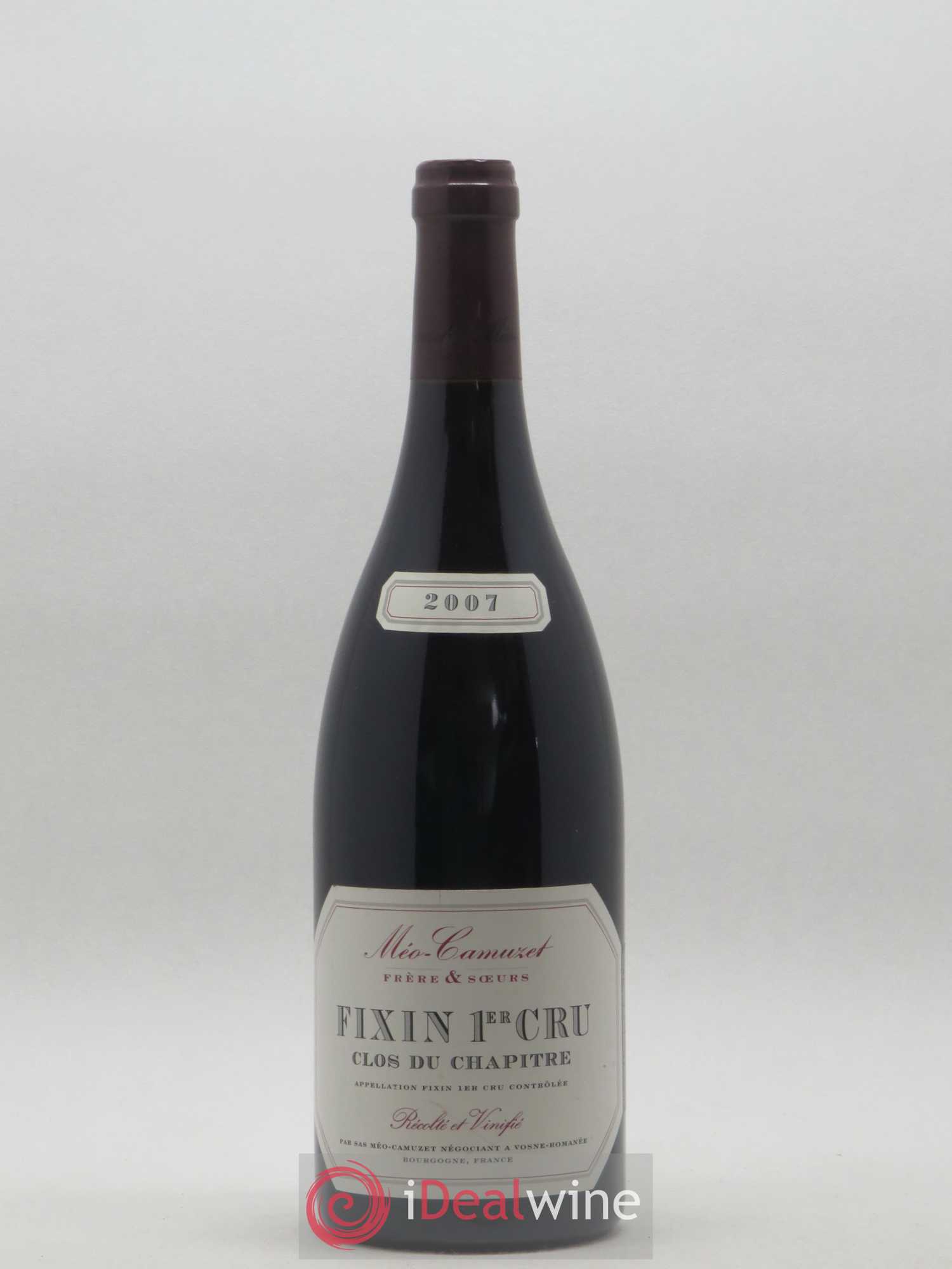Fixin 1er Cru Clos du Chapitre Méo-Camuzet (Frère & Soeurs) 2007 - Lot de 1 bouteille - 0