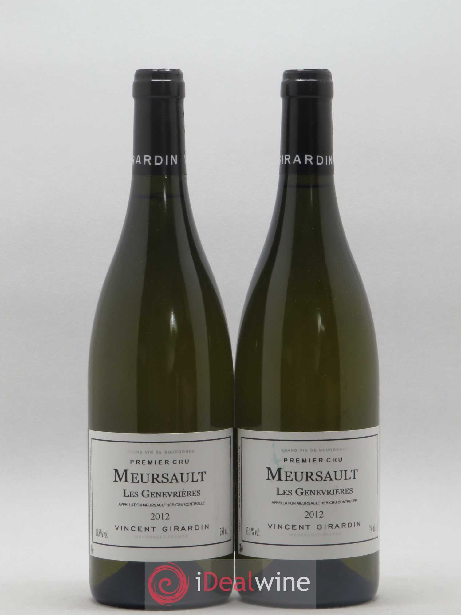 Meursault 1er Cru Les Genevrières Vincent Girardin (Domaine) 2012 - Lot de 2 bouteilles - 0