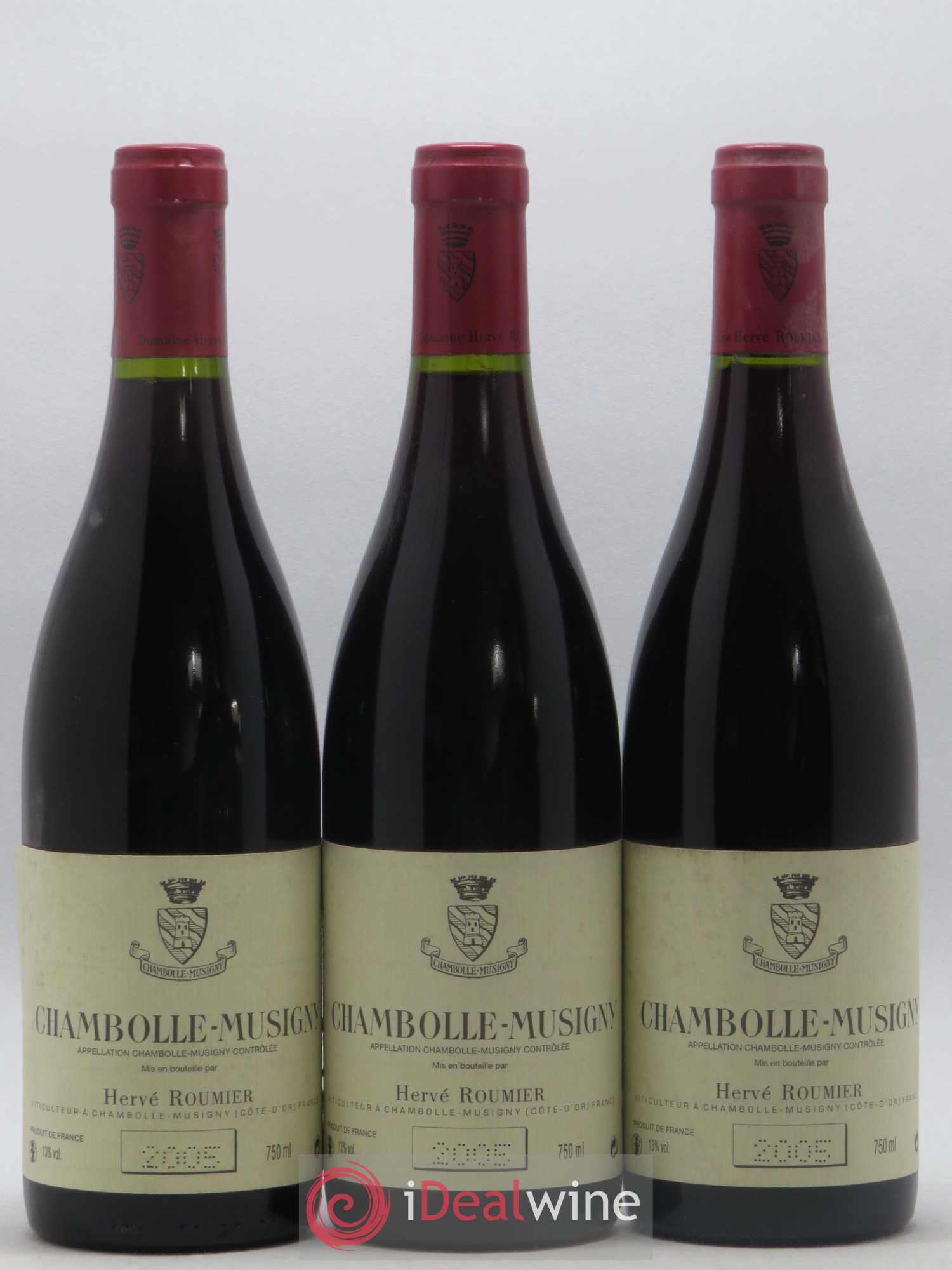 Chambolle-Musigny Hervé Roumier 2005 - Posten von 3 Flaschen - 0