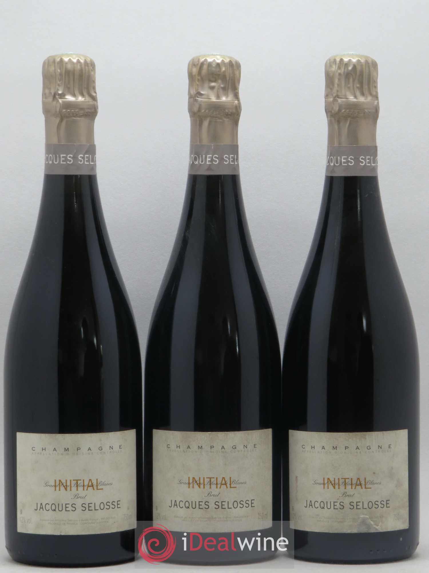 Initial Brut Jacques Selosse - Lot de 3 bouteilles - 0