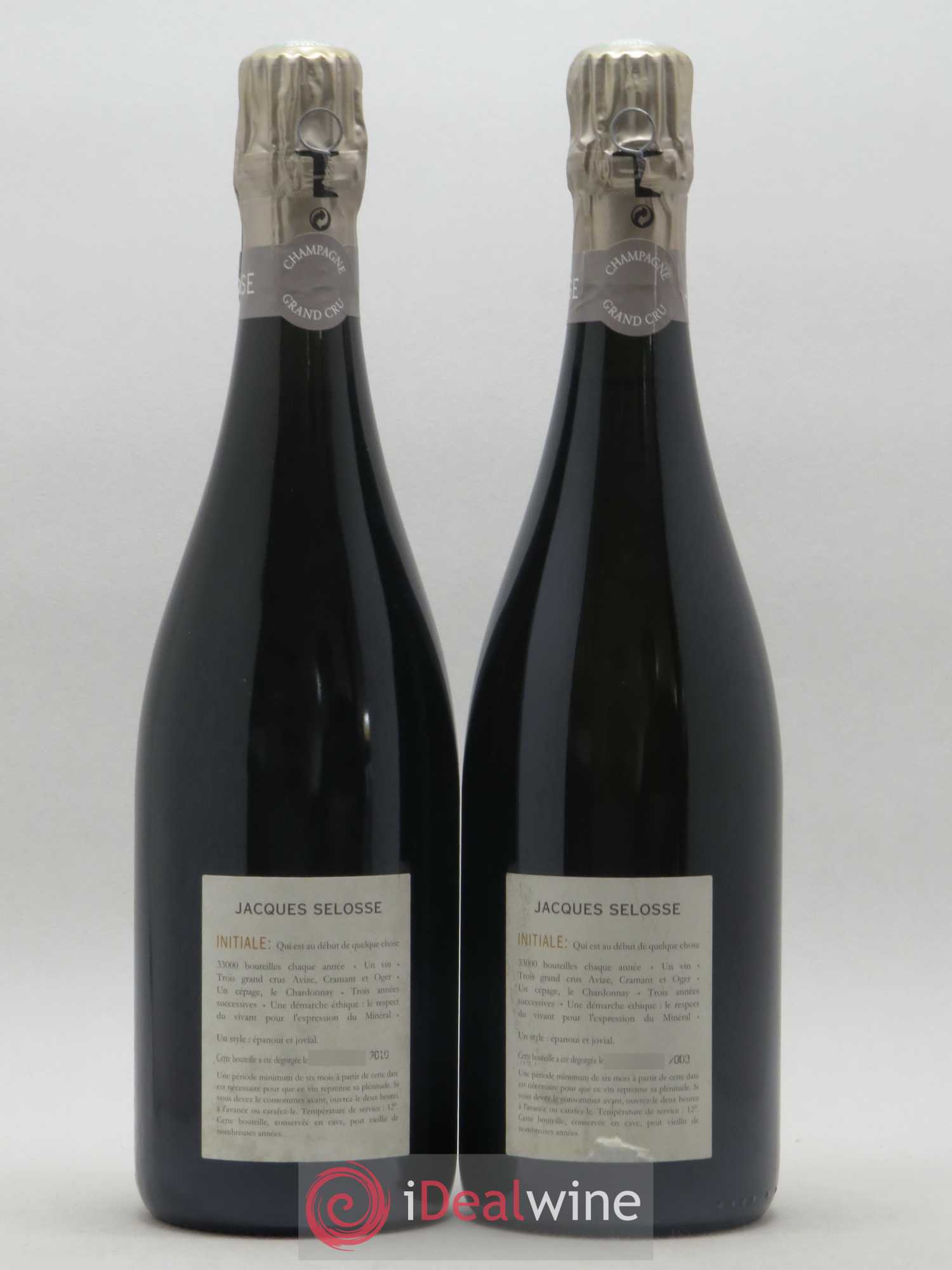 Initial Brut Jacques Selosse - Lot de 2 bouteilles - 1
