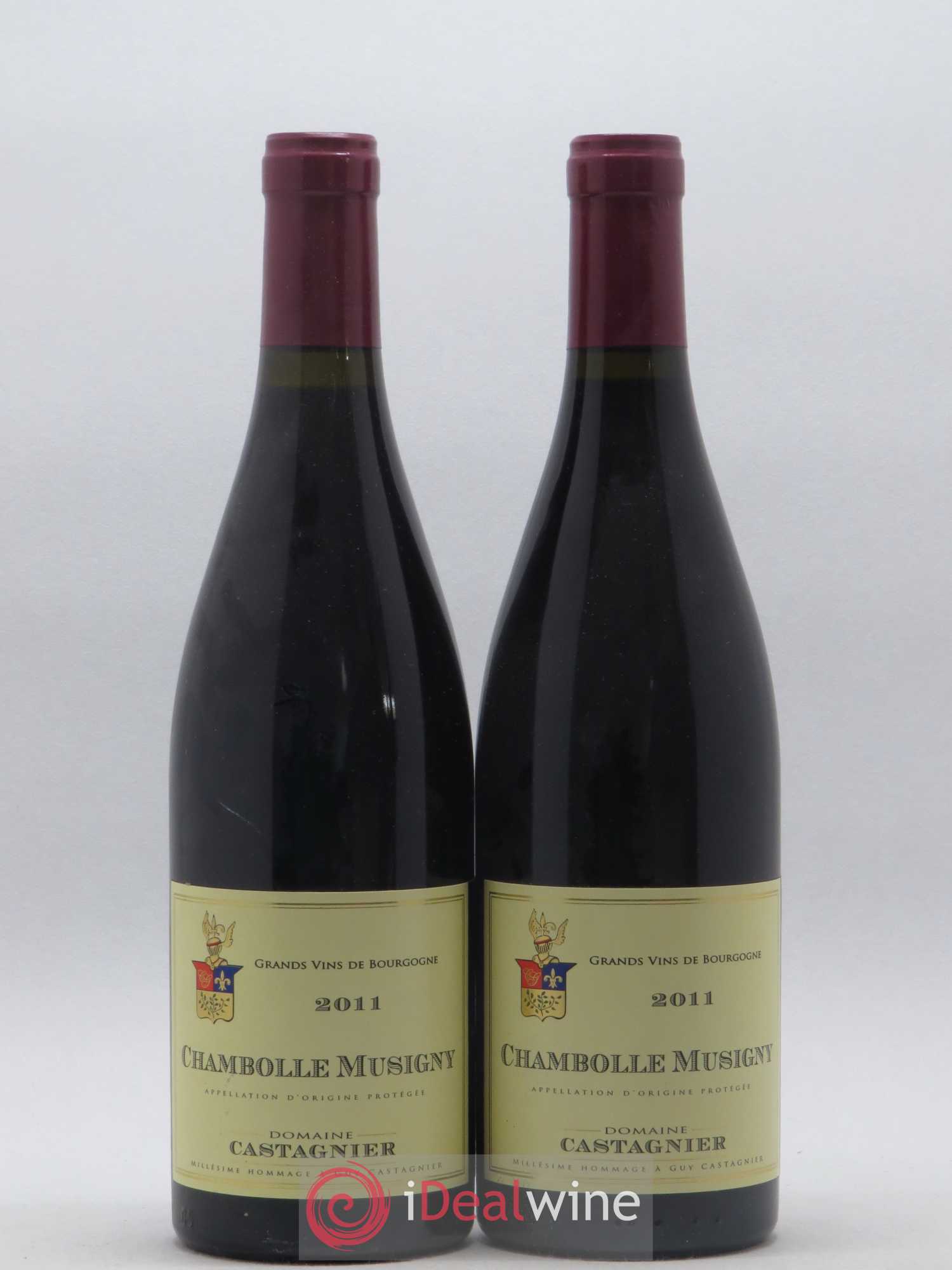 Chambolle-Musigny Domaine Castagnier 2011 - Lot de 2 bouteilles - 0